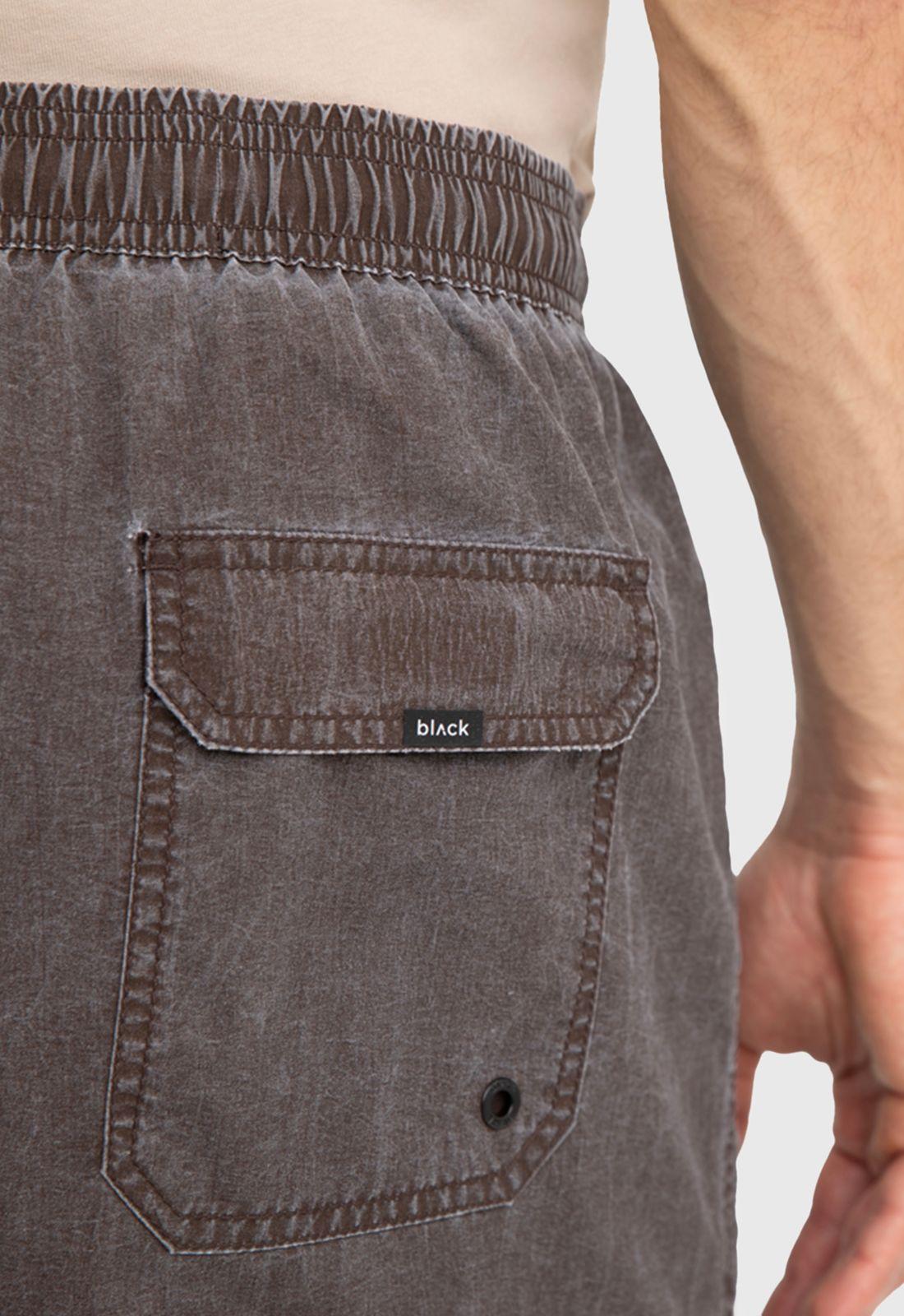 Traje De Baño Cargo Café Black Bubba-4