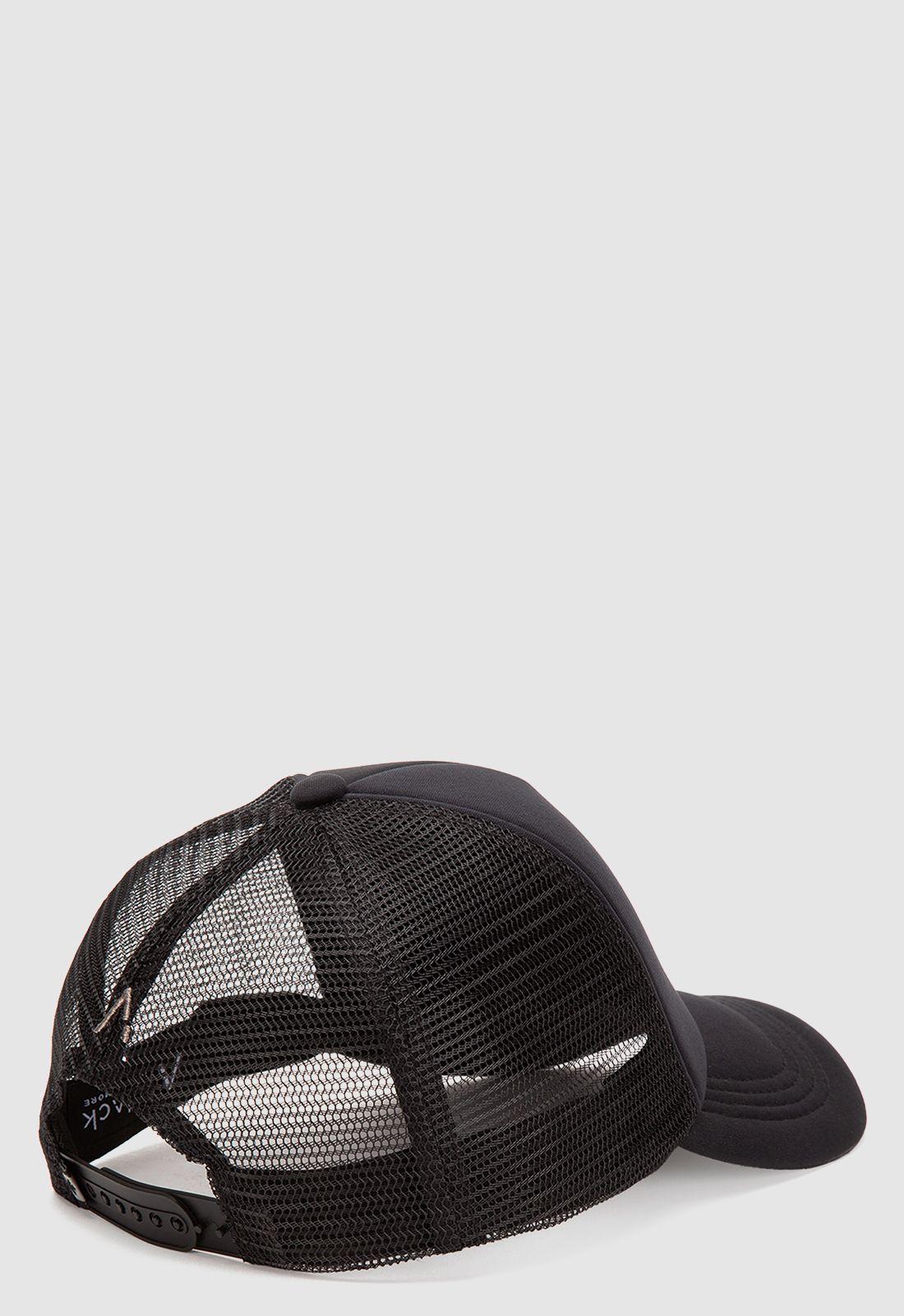 Jockey Trucker Savage Black Black Bubba-3