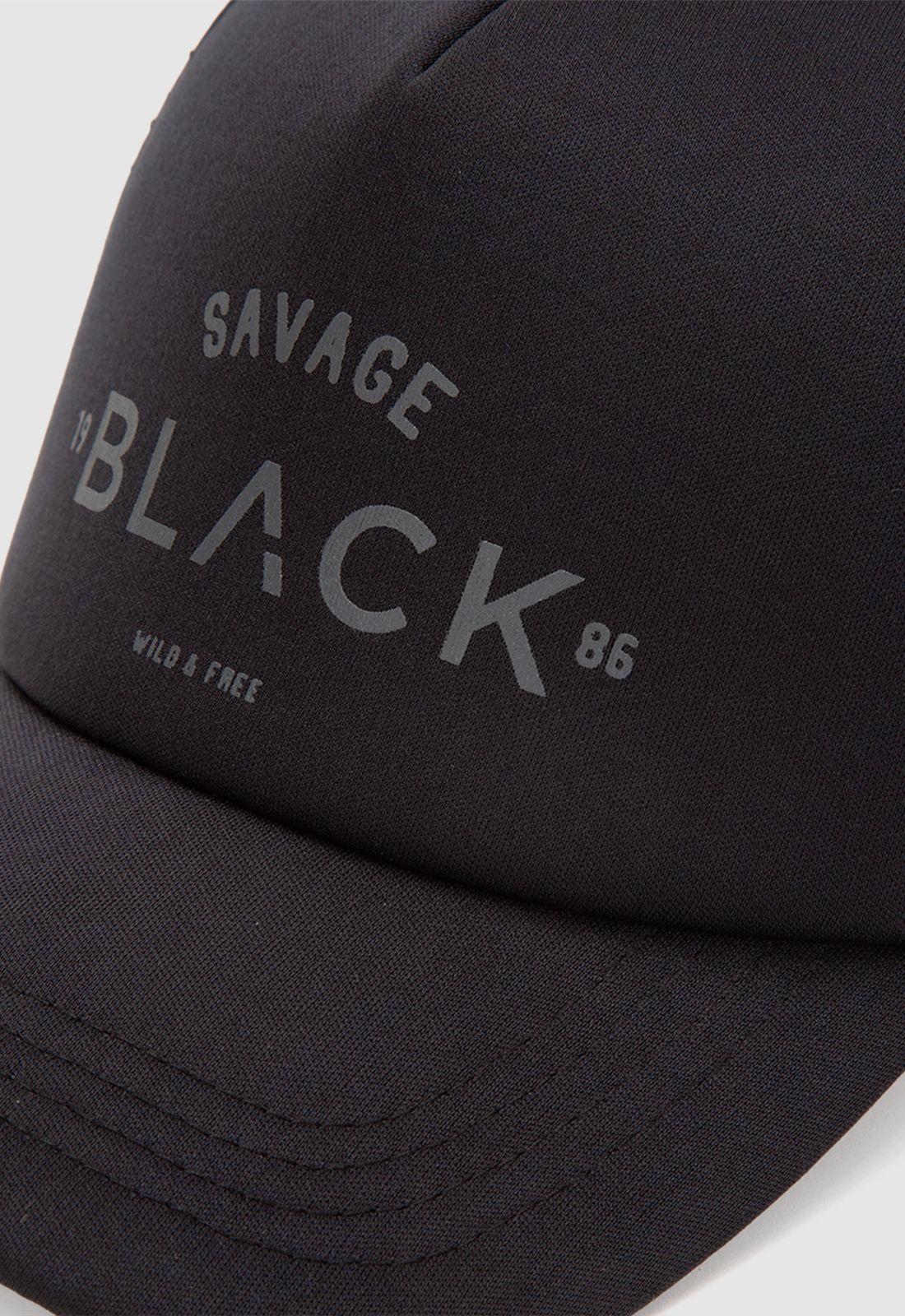 Jockey Trucker Savage Black Black Bubba-4