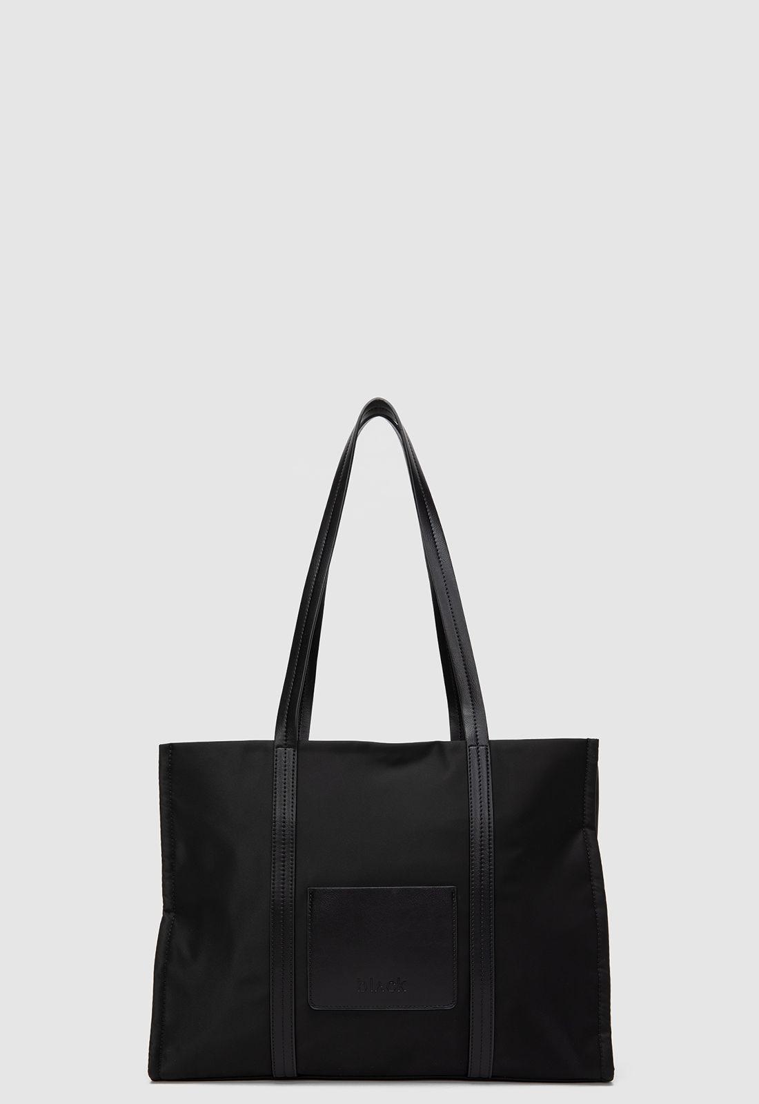 Cartera Tote Brooklyn Black Black Bubba-2