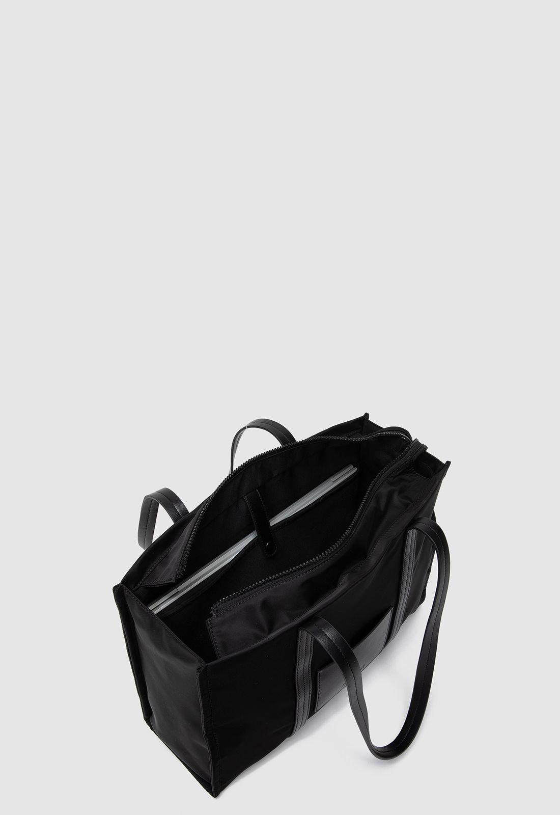 Cartera Tote Brooklyn Black Black Bubba-6