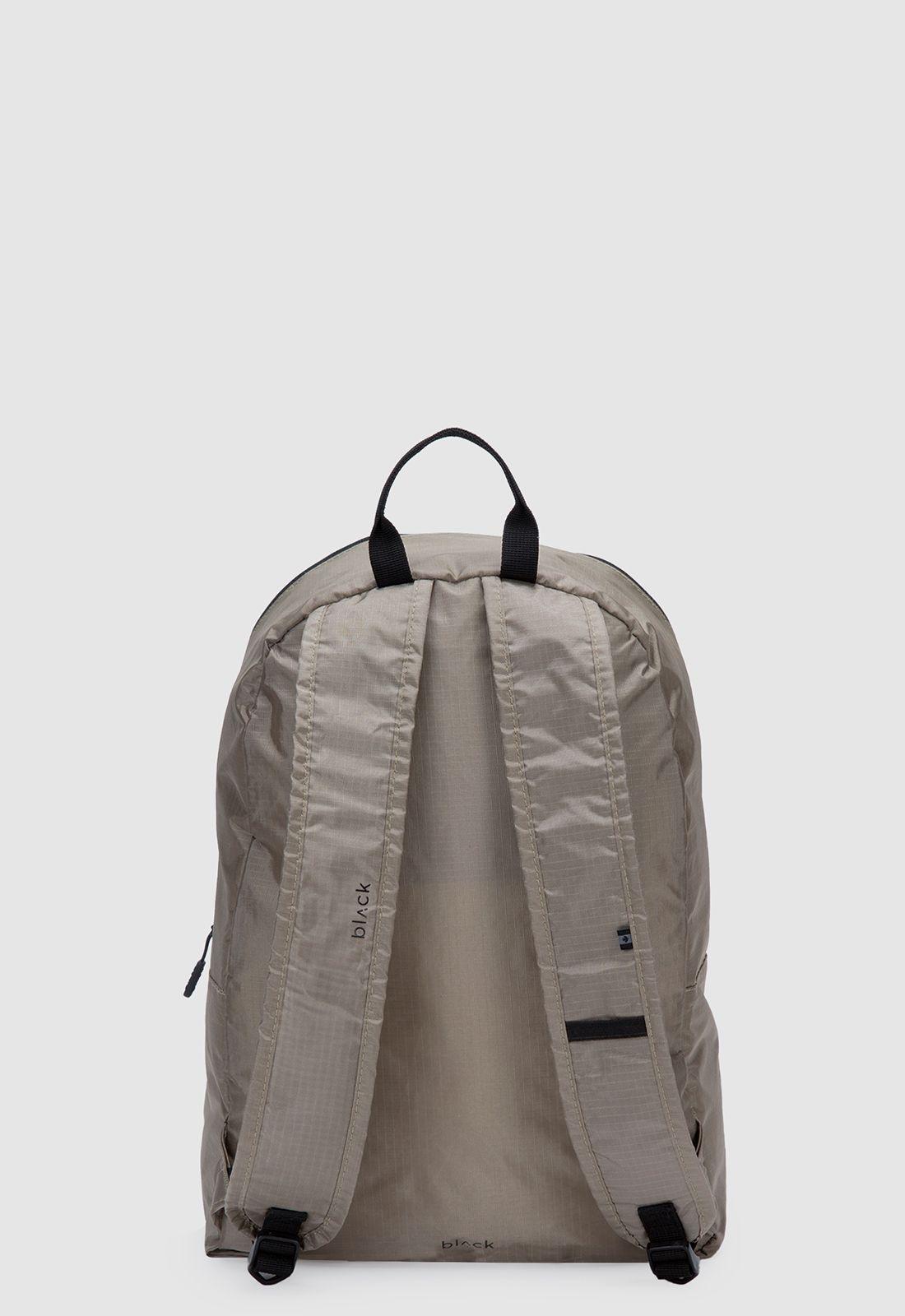 Mochila Plegable Ripstop Sand Black Bubba-2
