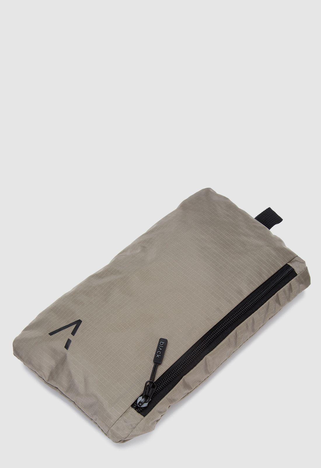 Mochila Plegable Ripstop Sand Black Bubba-5