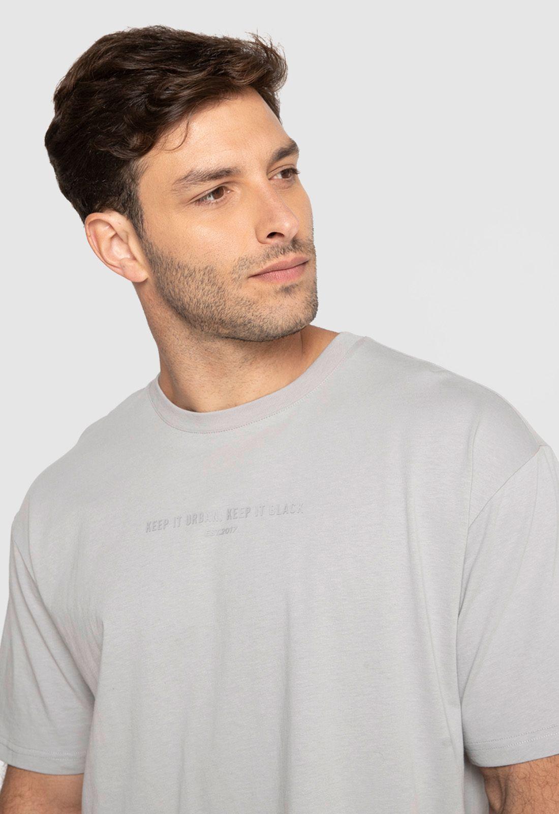 Polera Brooklyn Gris Claro Black Bubba-2