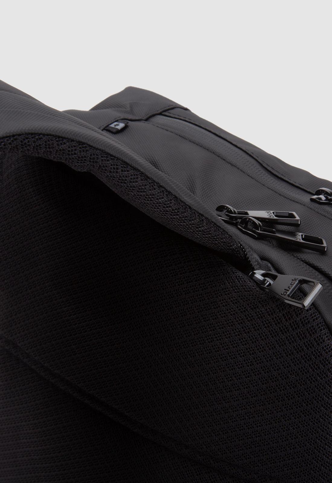 Mochila Sling Bag Travel Transit Black Black Bubba-5