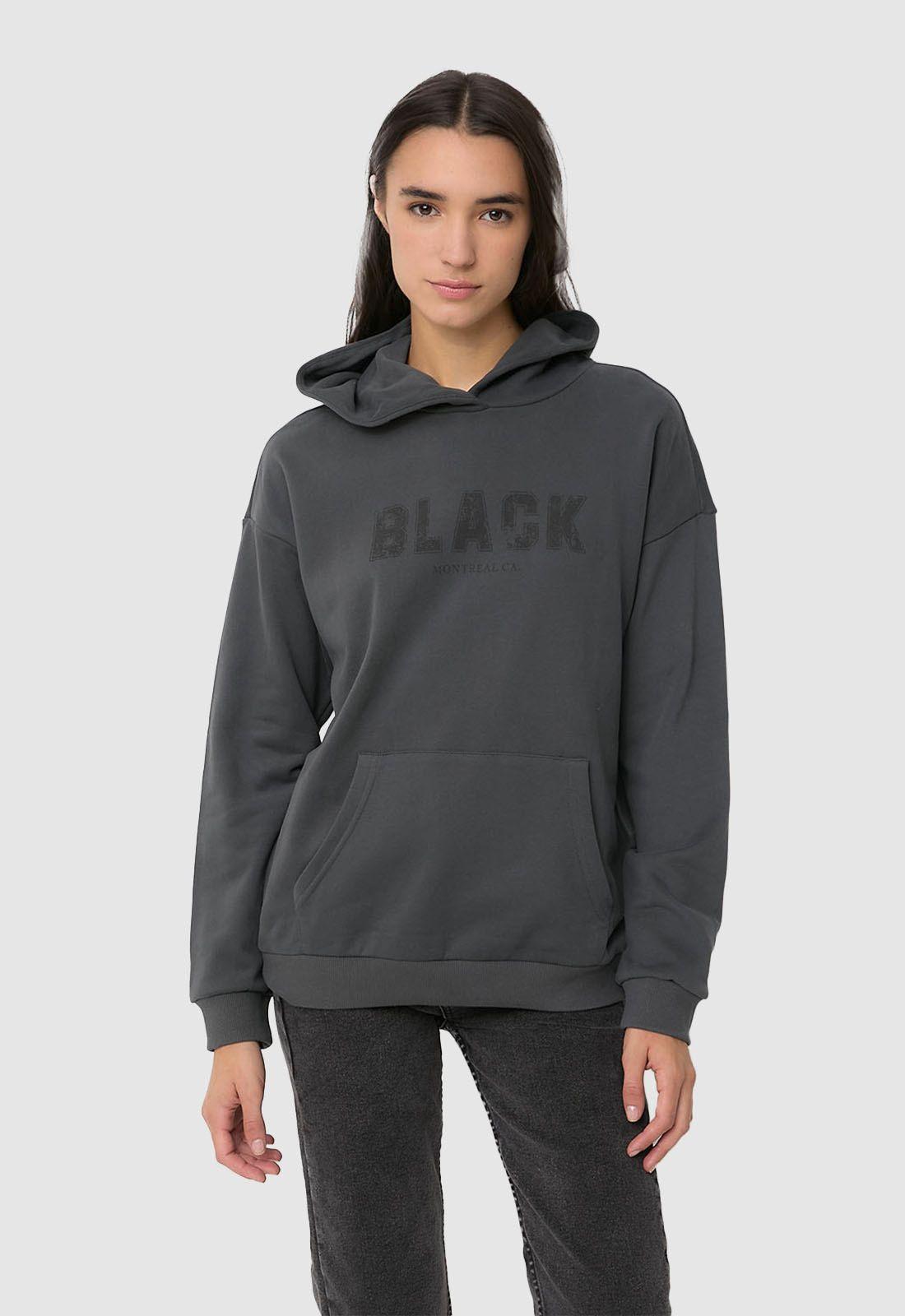 Mujer Poleron Stone Black Bubba-0