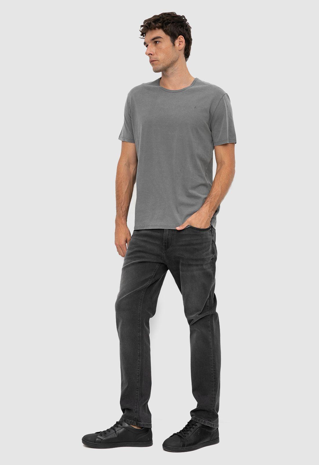 Polera Garment Dye Green Black Bubba-4