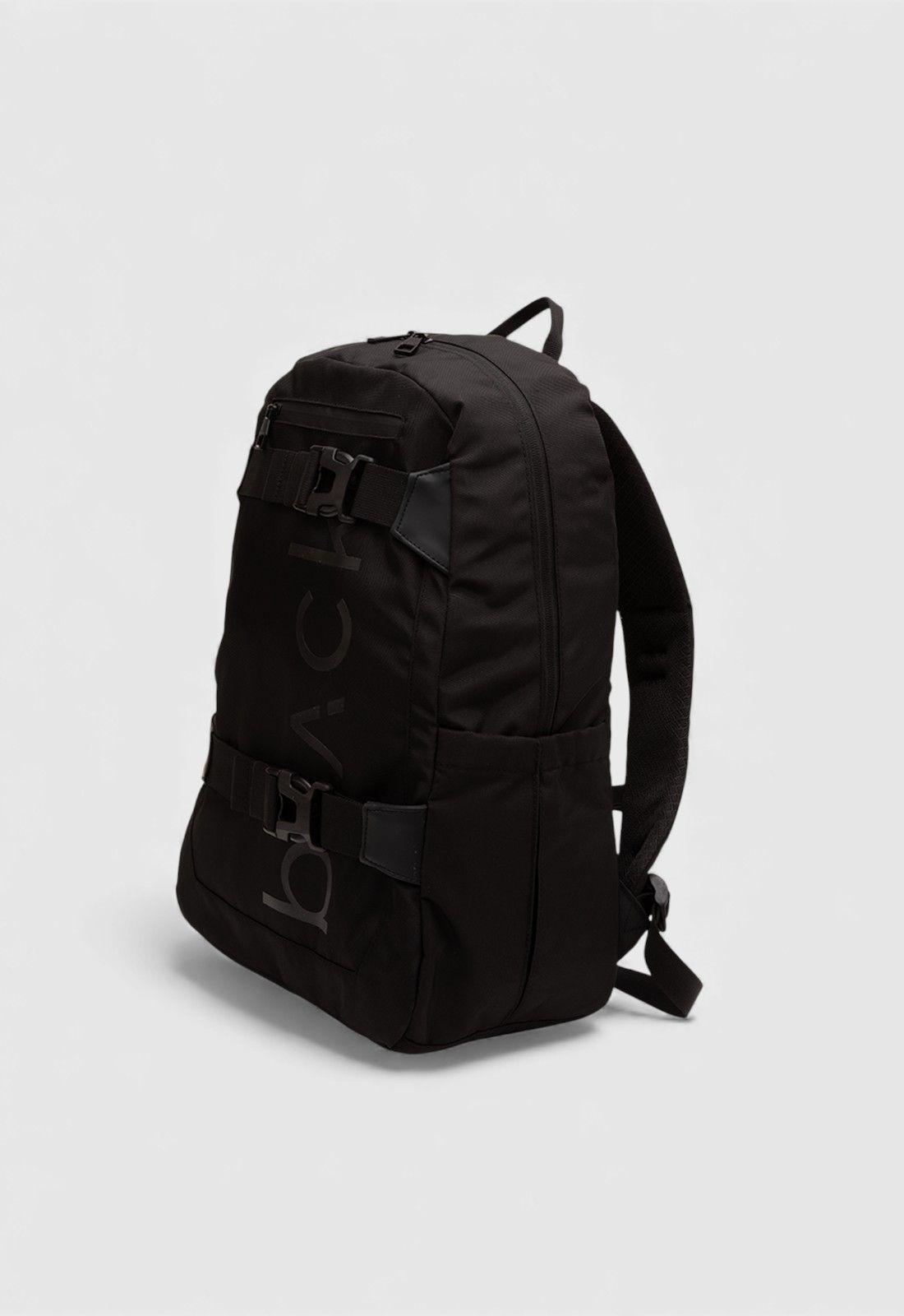 Mochila Manly Black Black Bubba-2