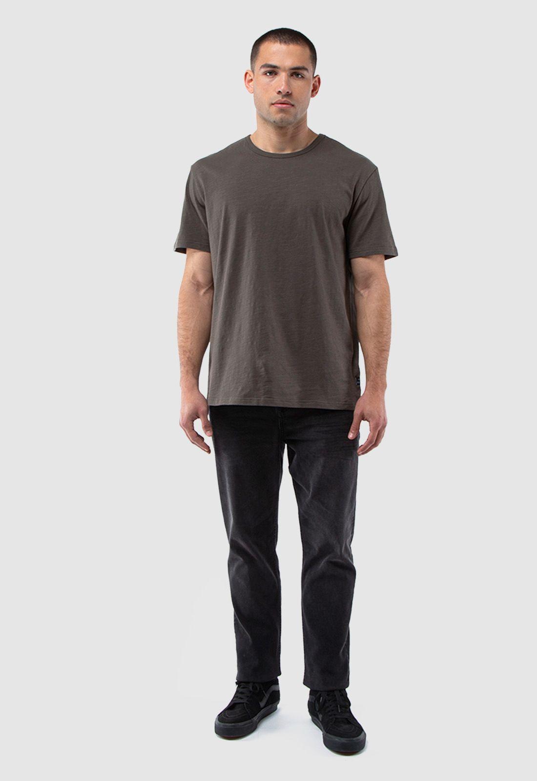 Polera Slub Cotton Militar Black Bubba-0