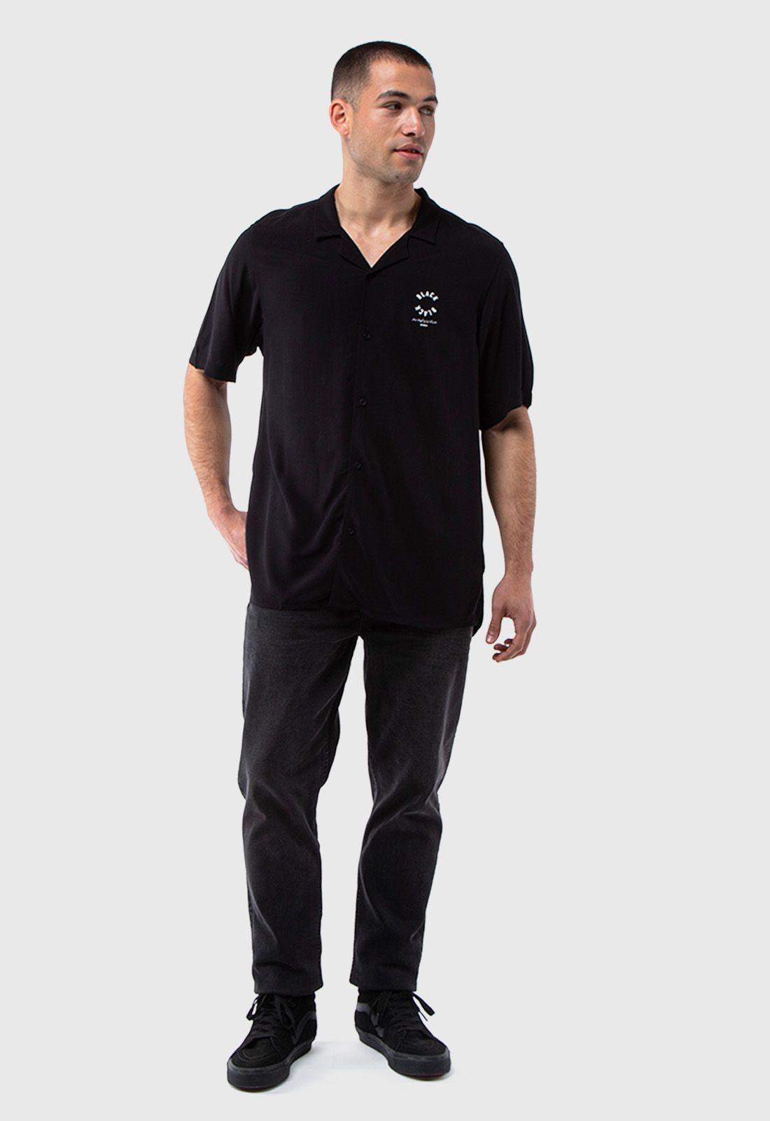 Camisa Viscosa Always Black Black Bubba-1