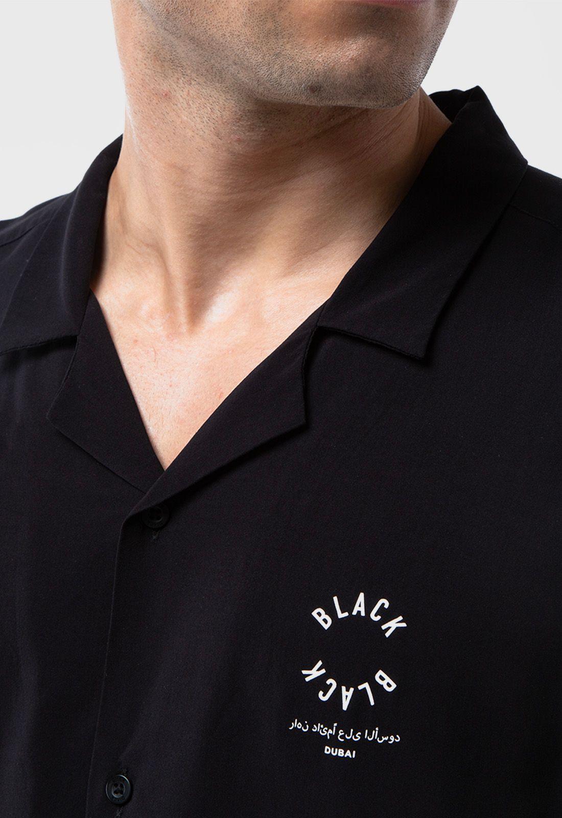 Camisa Viscosa Always Black Black Bubba-4