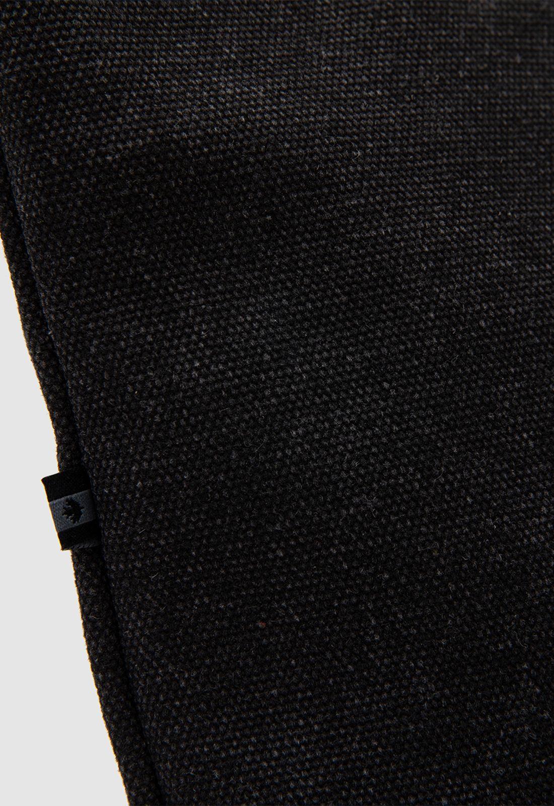 Tote Basic Canvas Grey Black Bubba-3