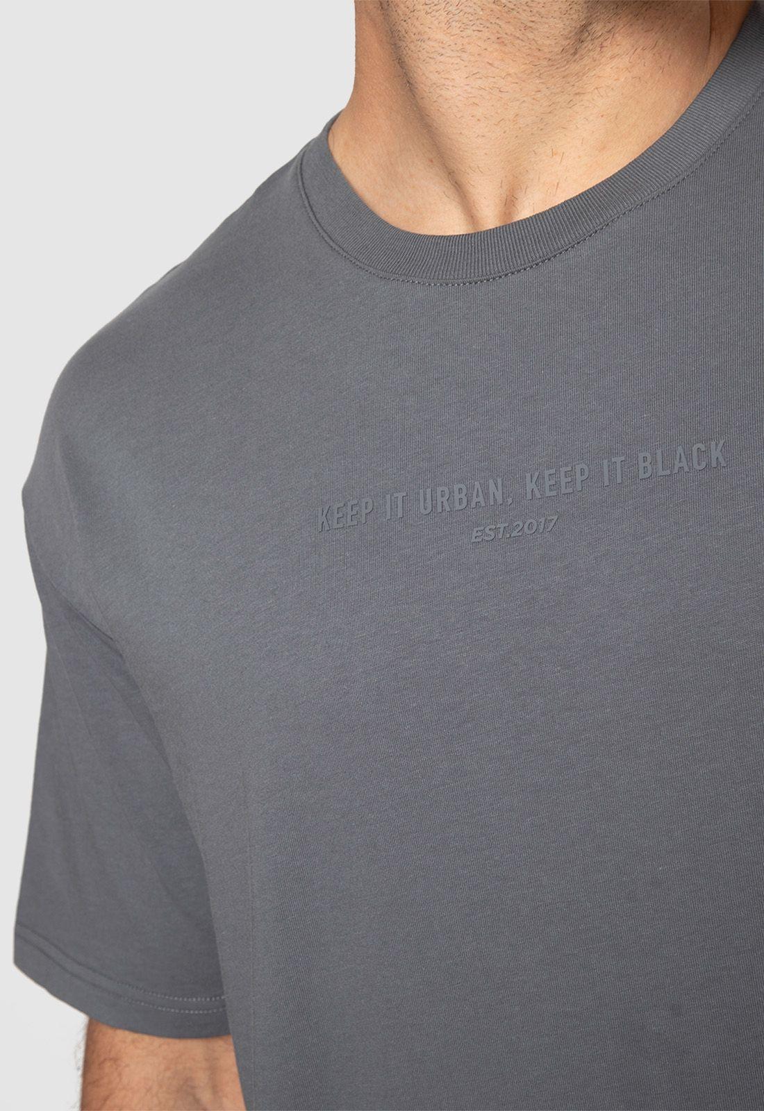 Polera Brooklyn Gris Oscuro Black Bubba-3