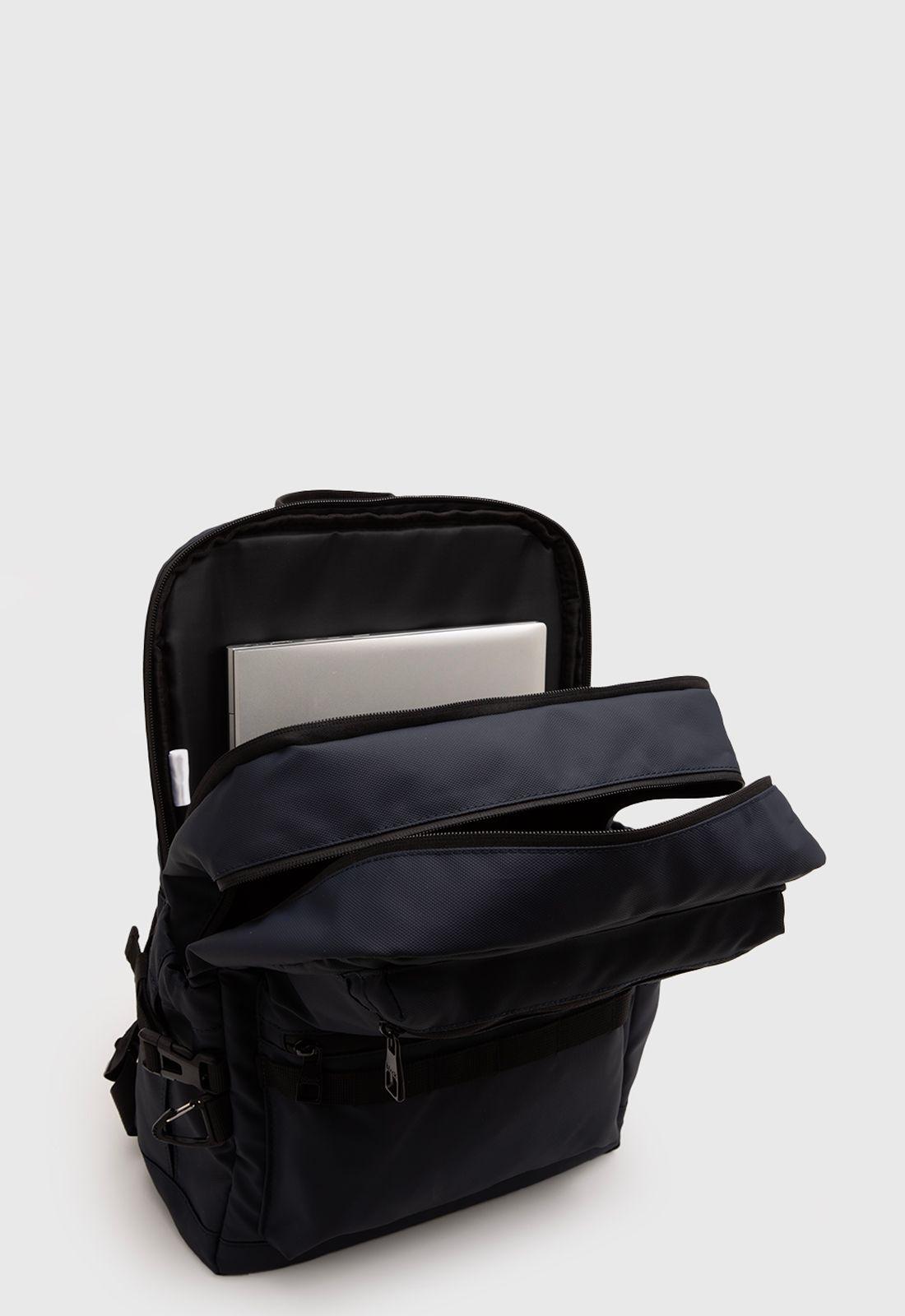 Mochila Collins Pro Navy Black Bubba-2