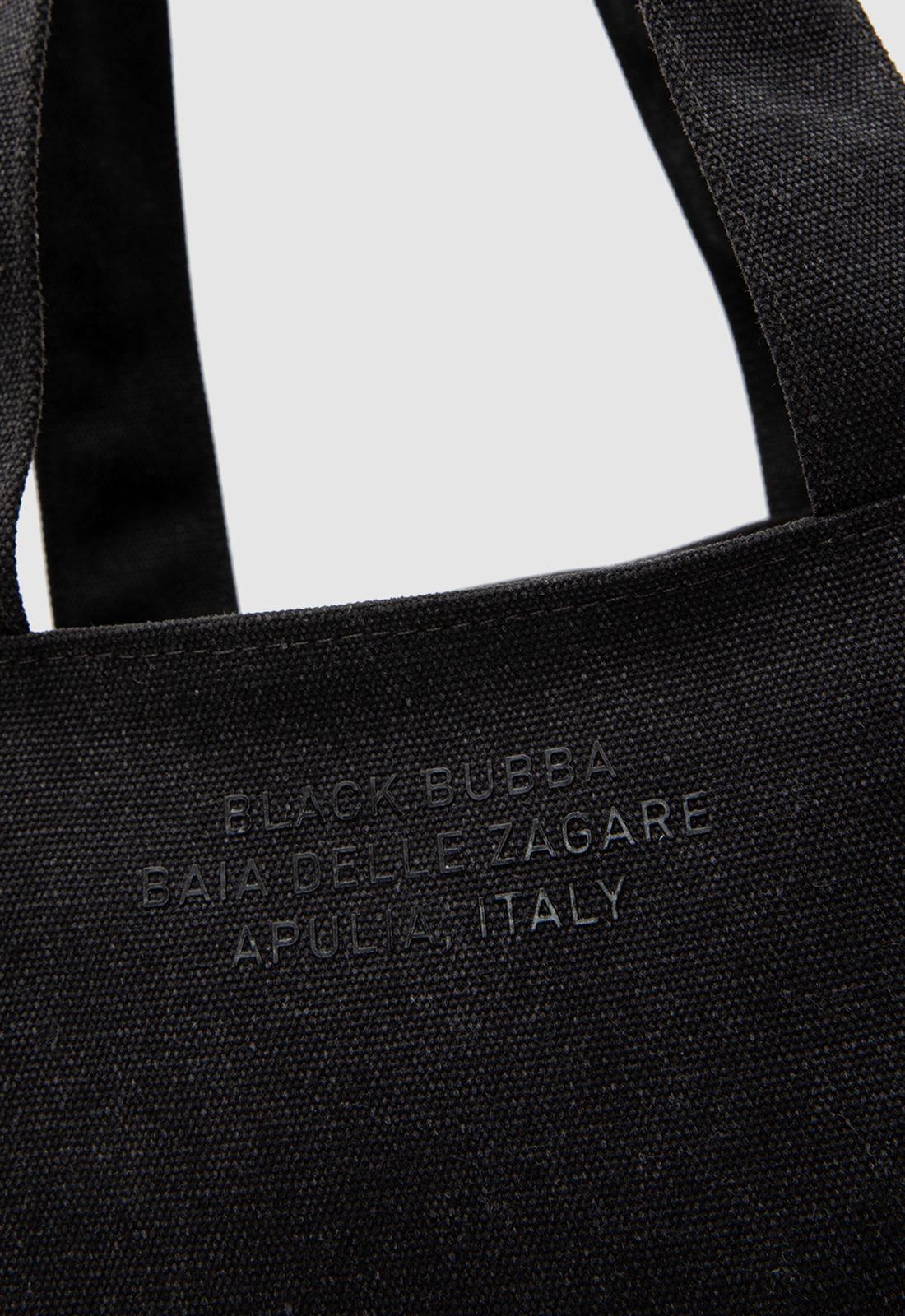 Tote Canvas Grey Black Bubba-4
