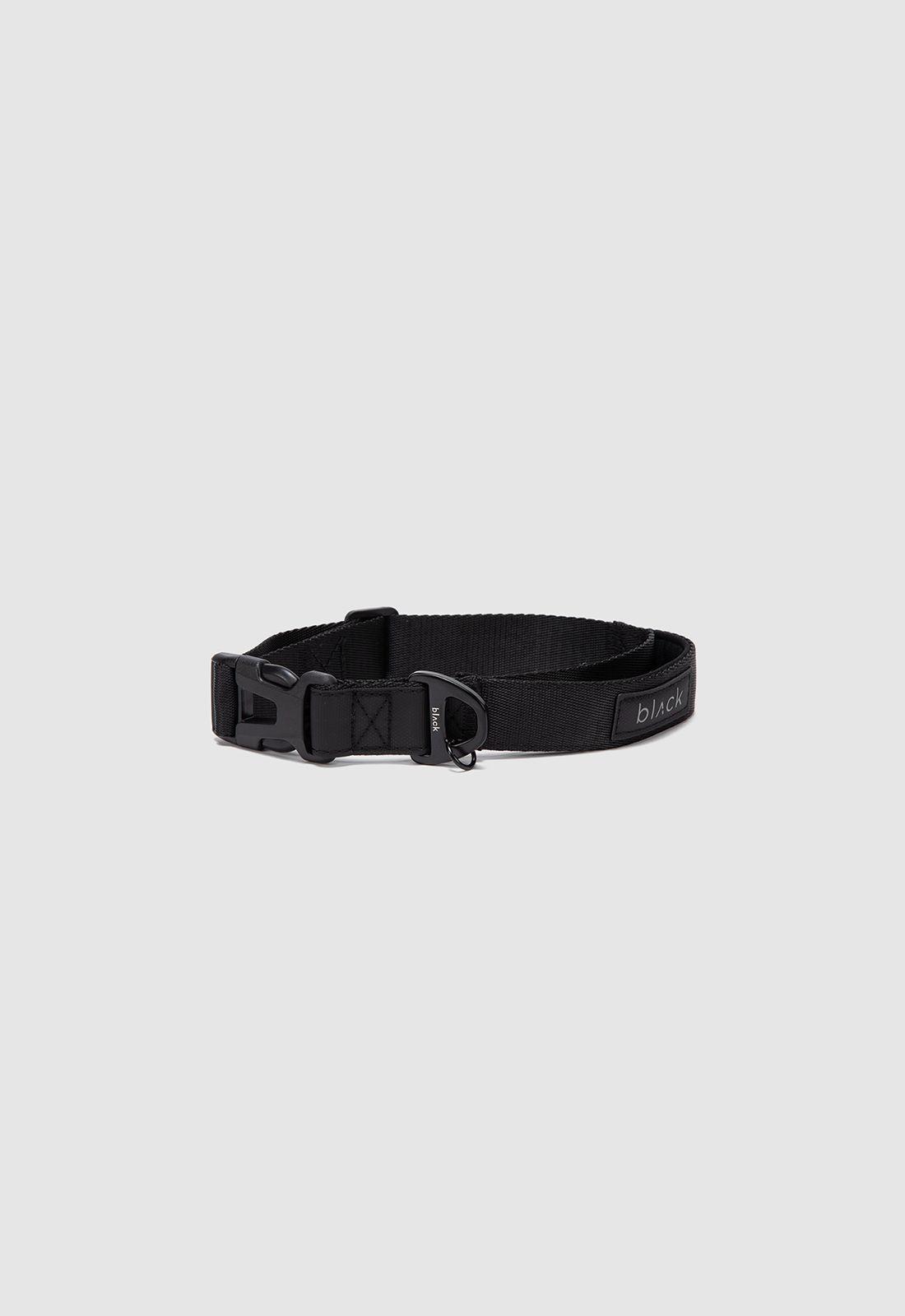 Collar Pets Collection Black Medium Black Bubba-1