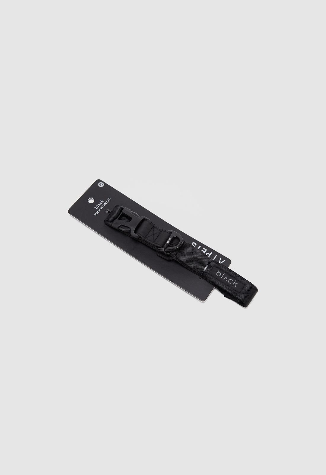 Collar Pets Collection Black Medium Black Bubba-4