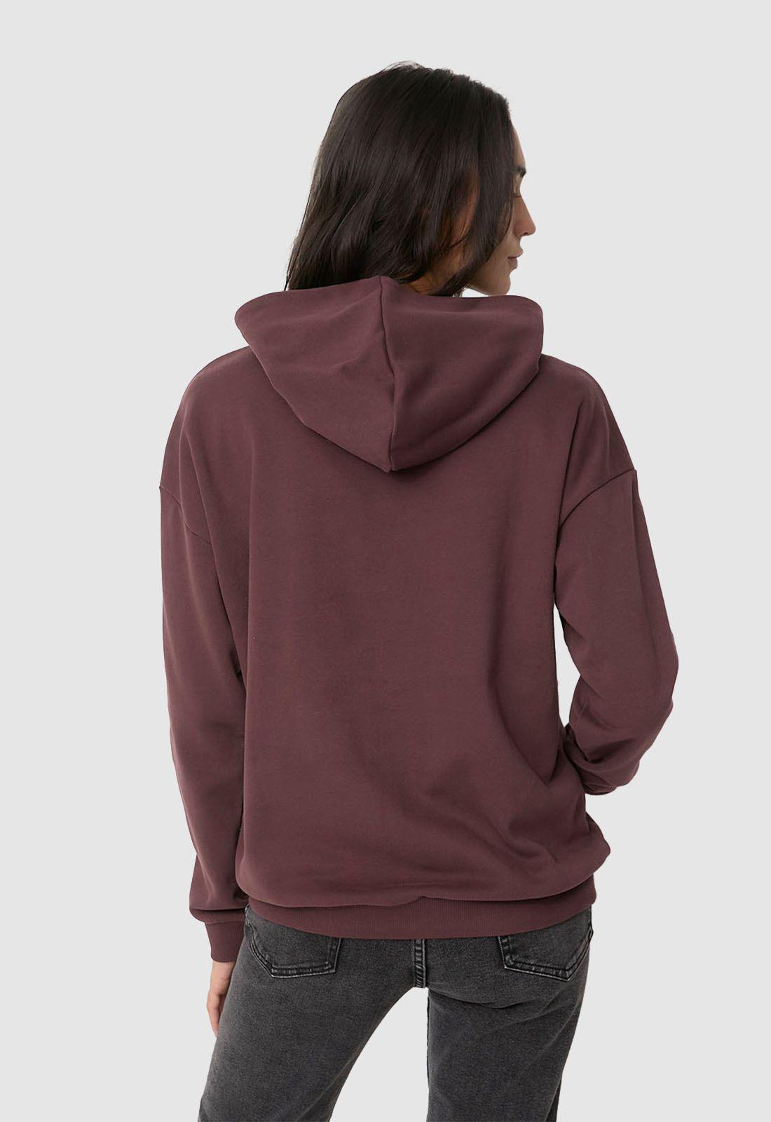 Mujer Poleron Wine Black Bubba-1