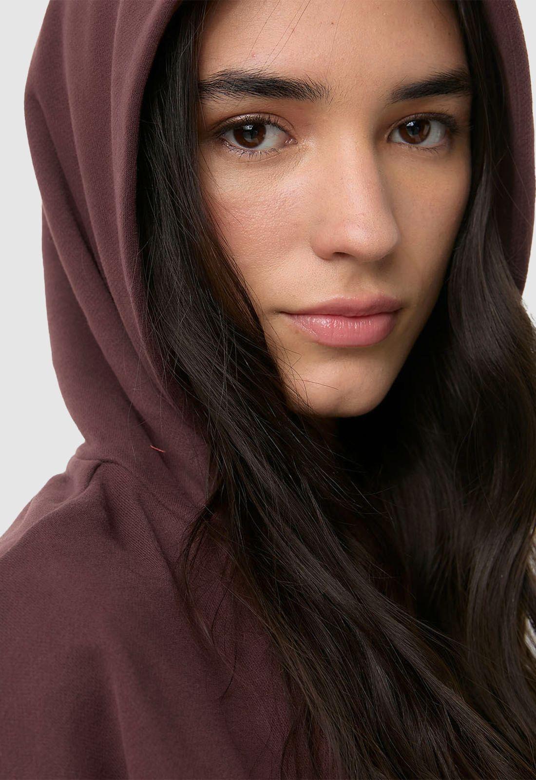 Mujer Poleron Wine Black Bubba-4