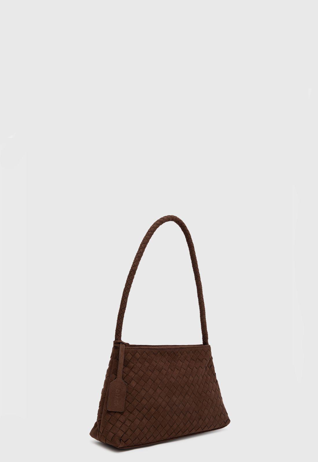 Cartera Suede Braids Moka Black Bubba-2