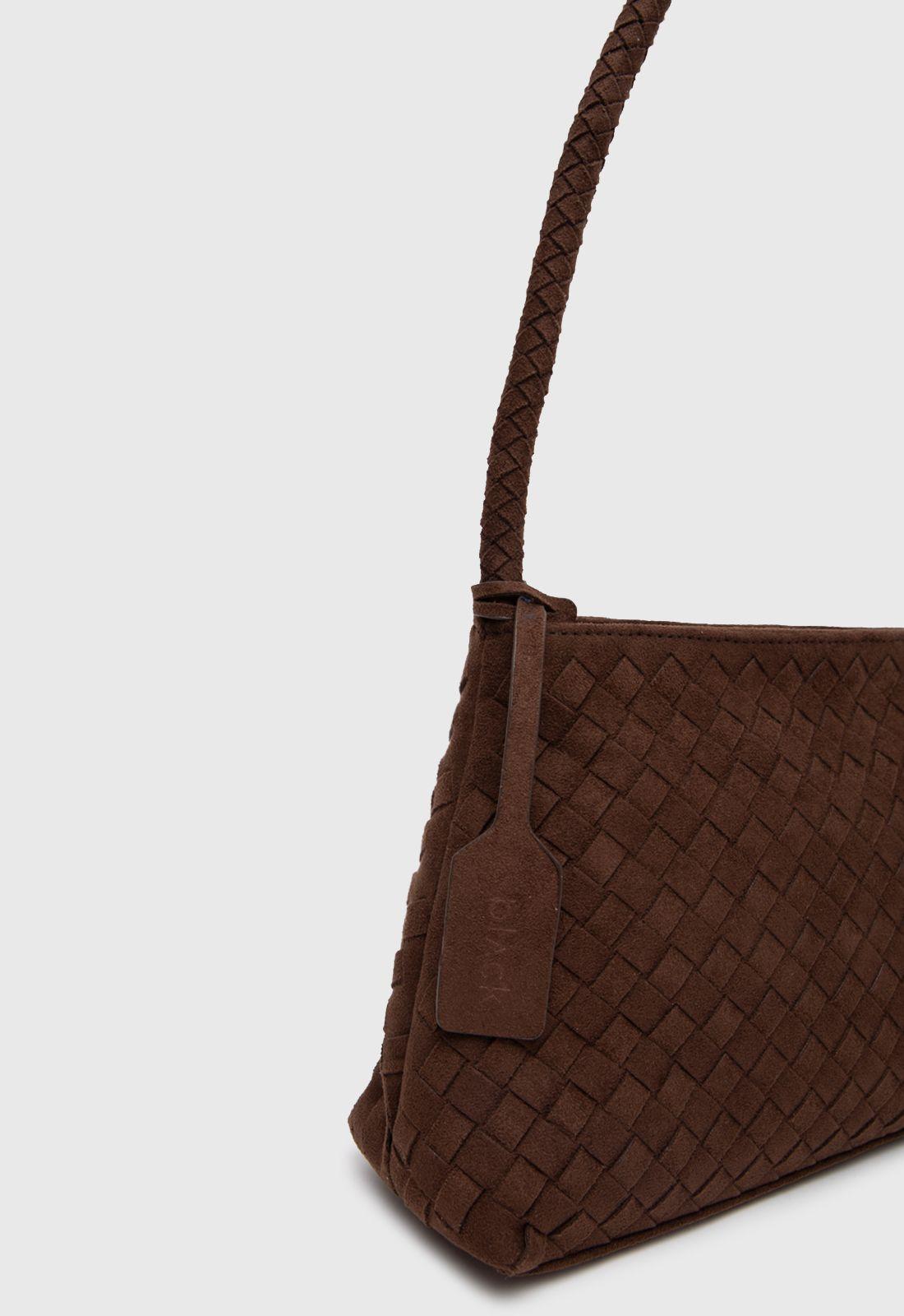 Cartera Suede Braids Moka Black Bubba-4