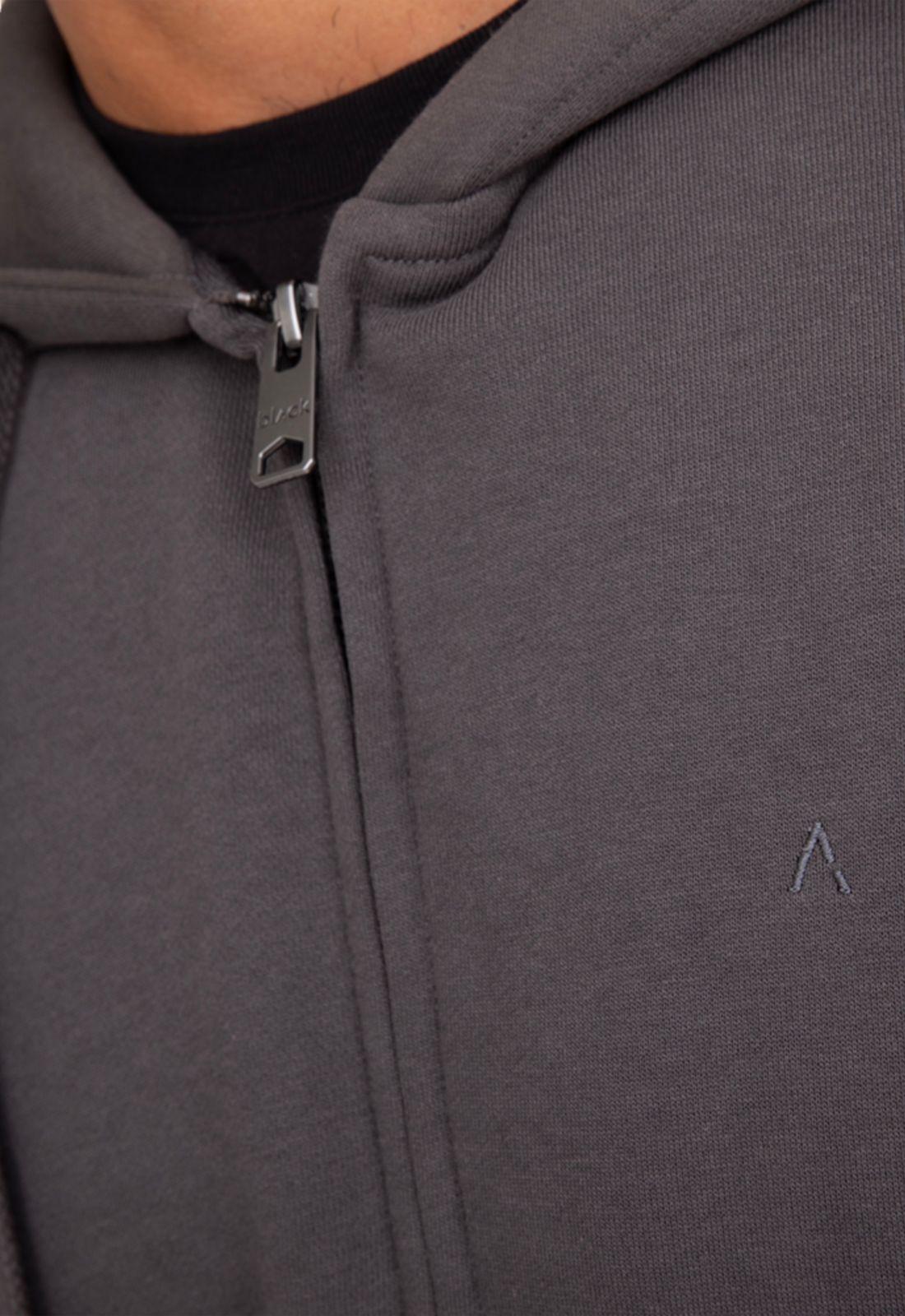 Poleron Zipper Moka Black Bubba-4