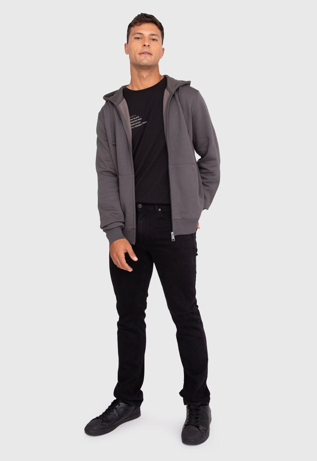 Poleron Zipper Moka Black Bubba-5