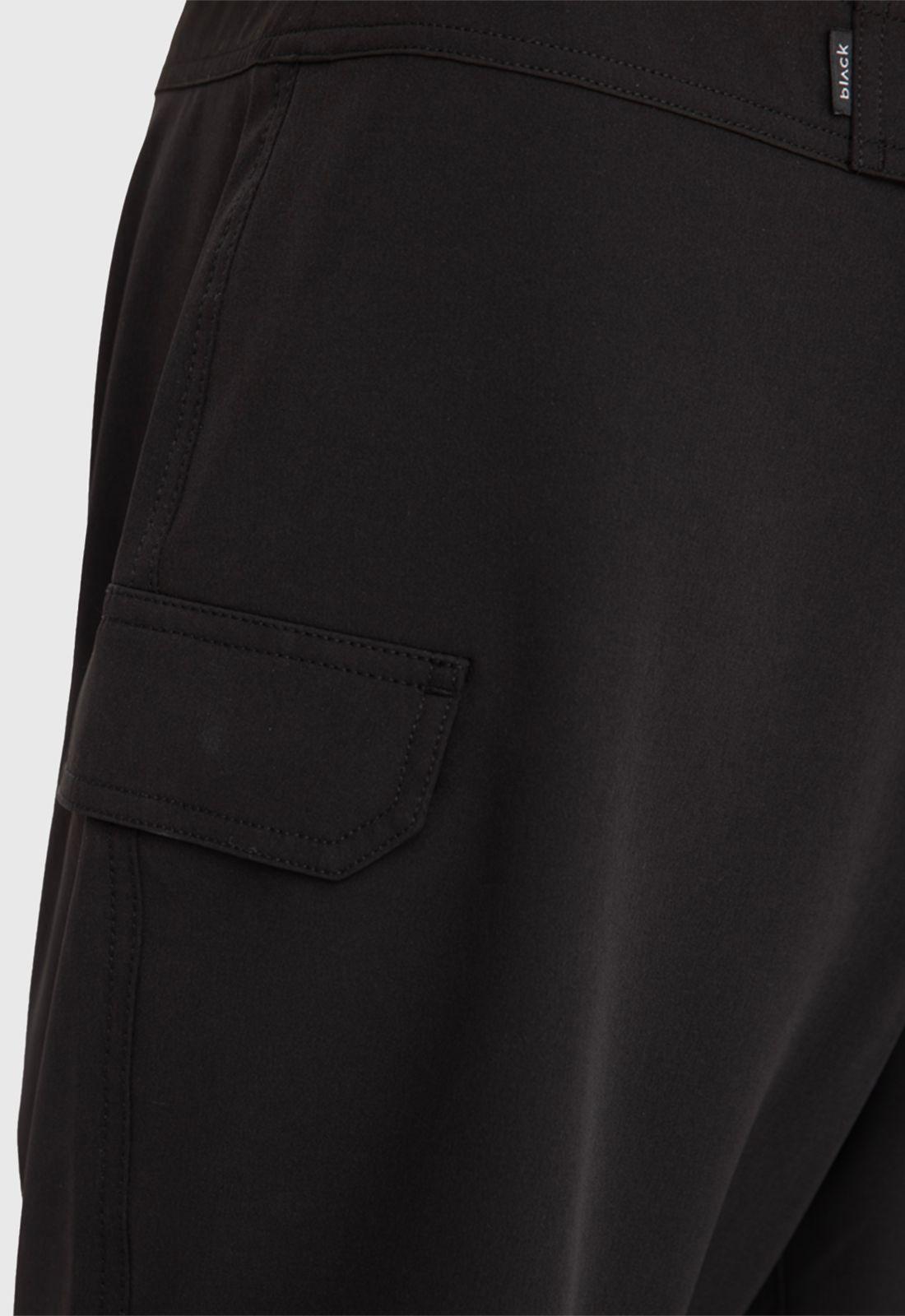 Traje De Baño Boardshort Negro Black Bubba-5