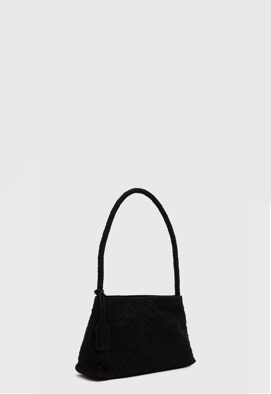 Cartera Suede Braids Black Black Bubba-2
