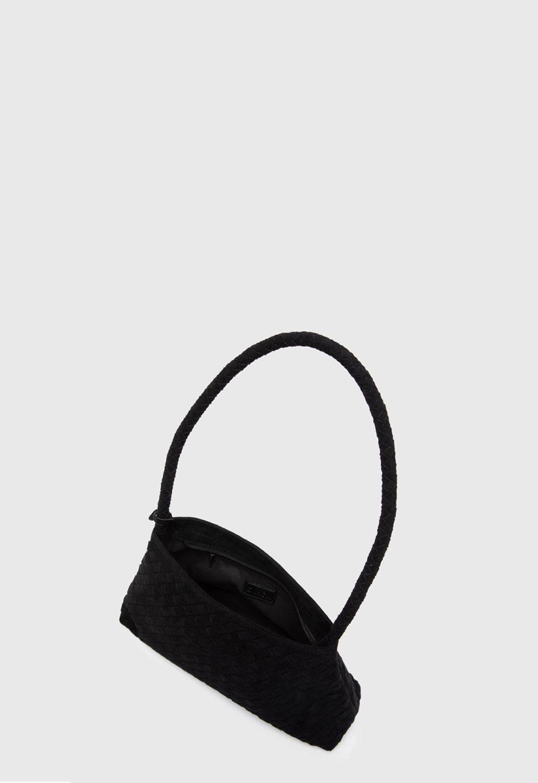 Cartera Suede Braids Black Black Bubba-3