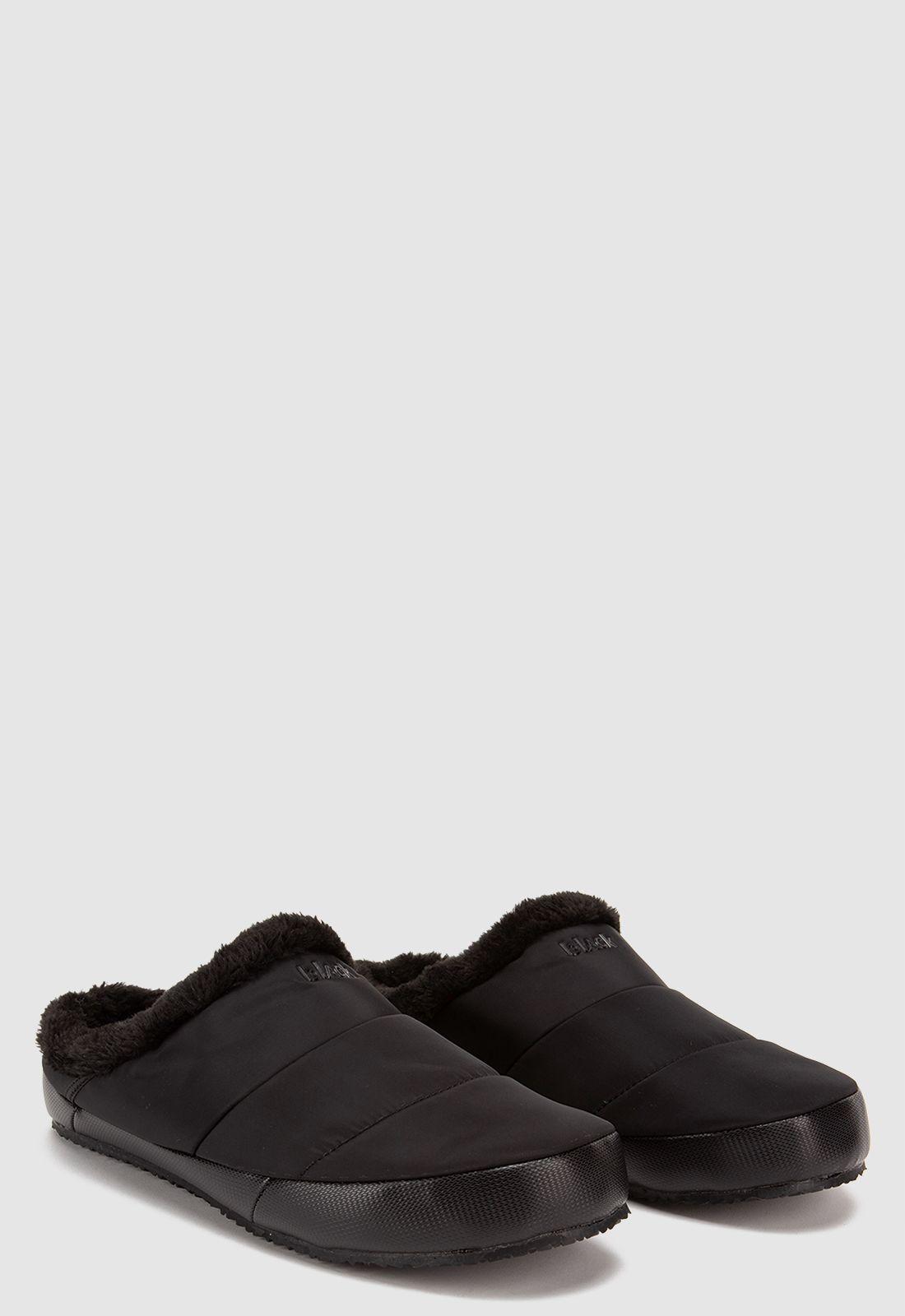 Pantuflas Solid Black Black Bubba-2
