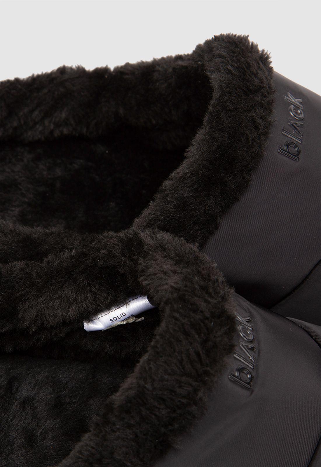 Pantuflas Solid Black Black Bubba-6