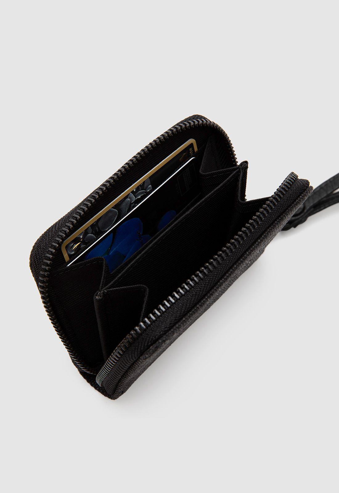 Billetera Canvas Grey Mini Black Bubba-2