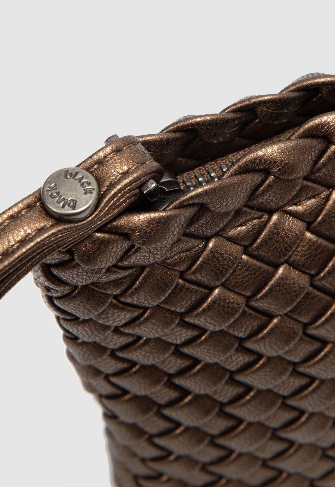 Cartera Clutch Viena Browne Black Bubba-4