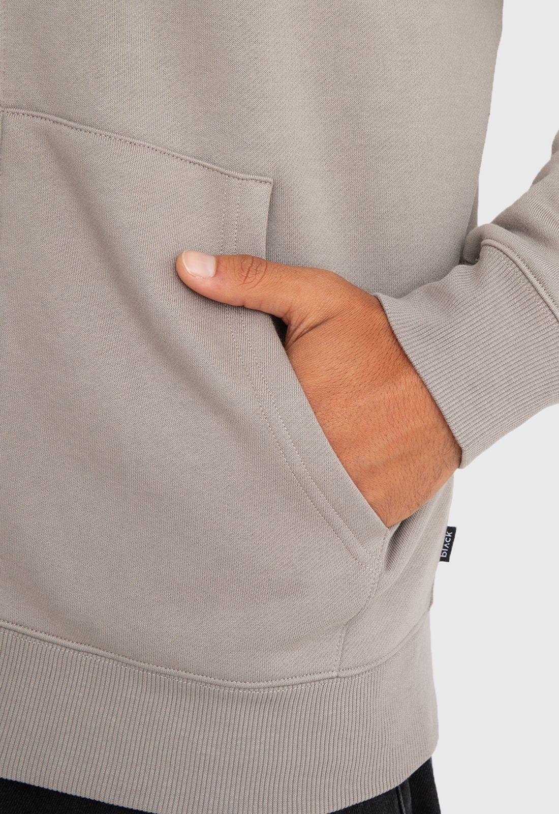 Poleron Zipper Taupe Black Bubba-3