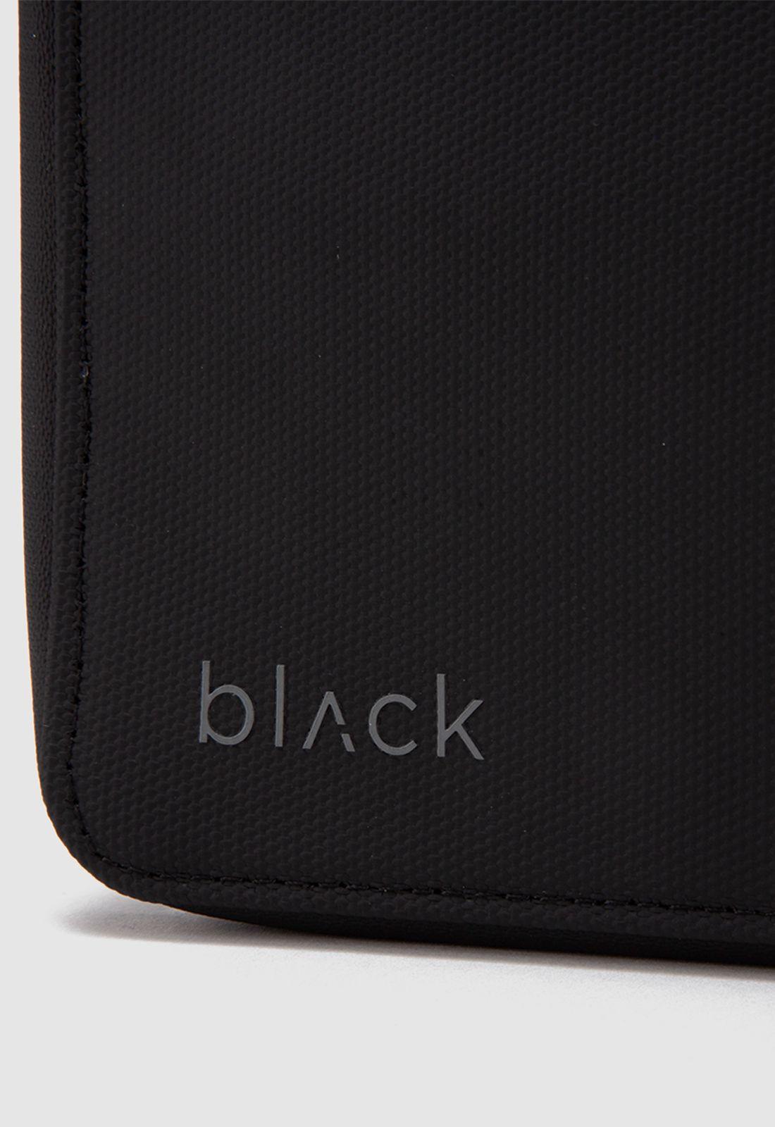 Passport Holder Travel Transit Black Black Bubba-5