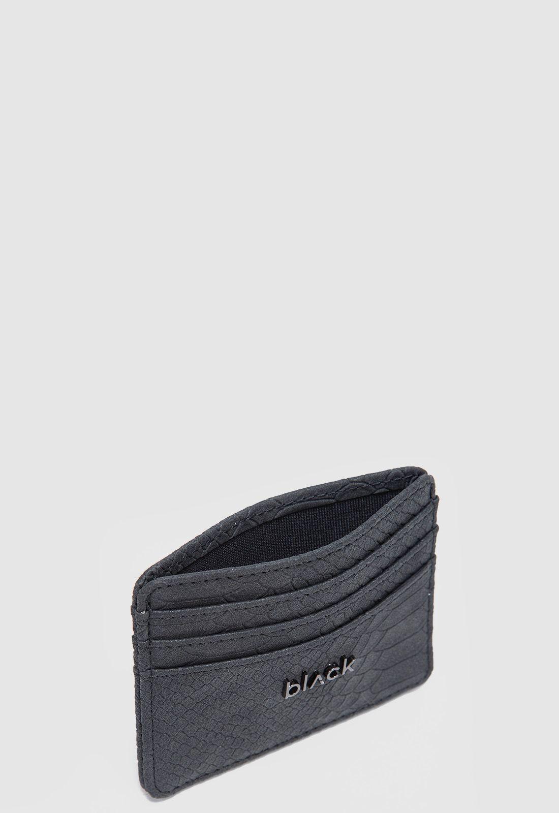 Tarjetero Snake Black Black Bubba-3