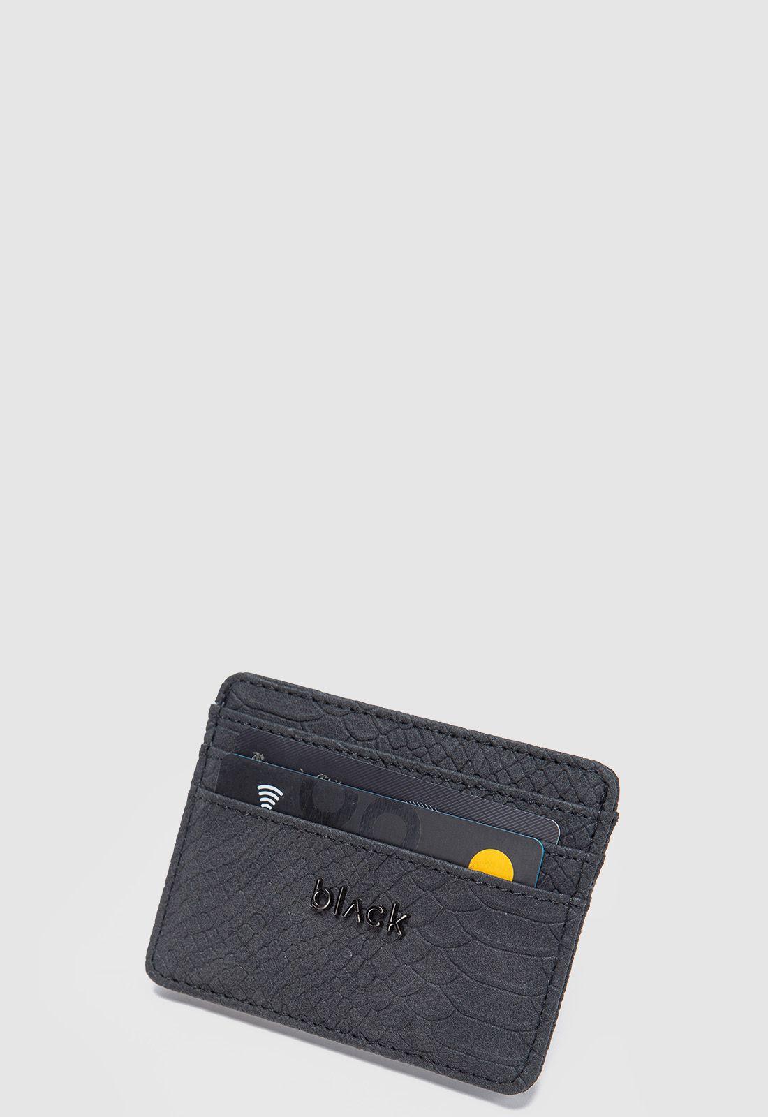 Tarjetero Snake Black Black Bubba-4