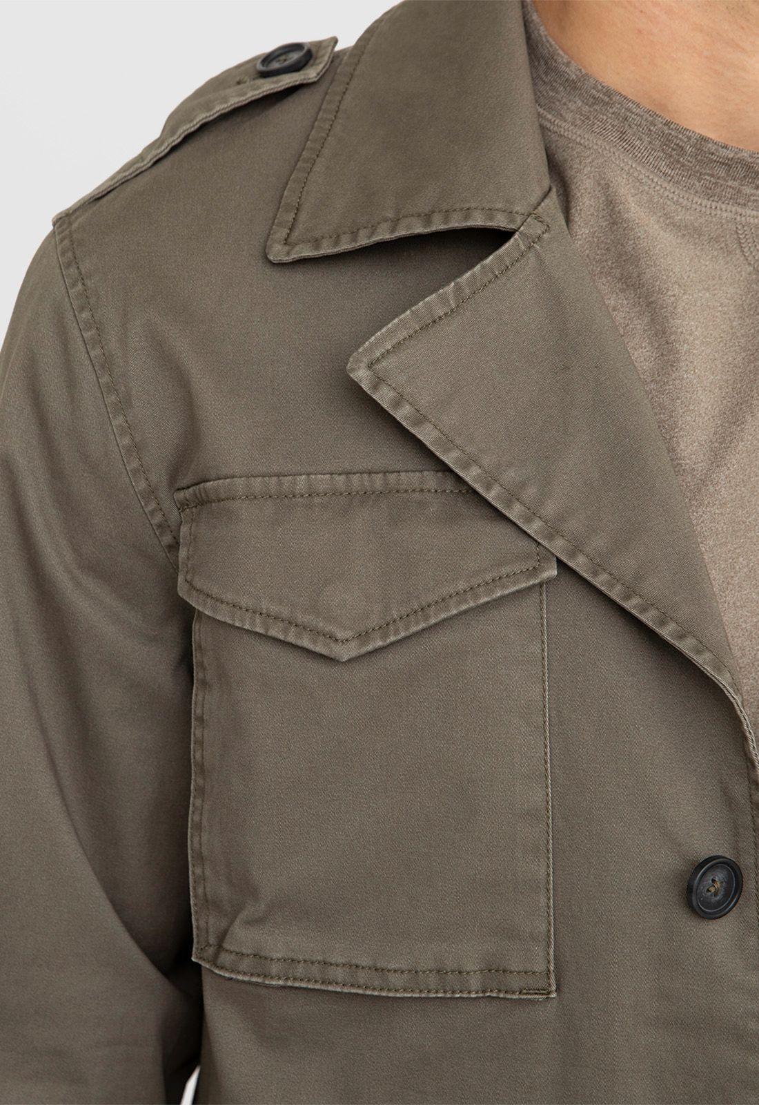 Chaqueta Ultra Light Verde Militar Black Bubba-4