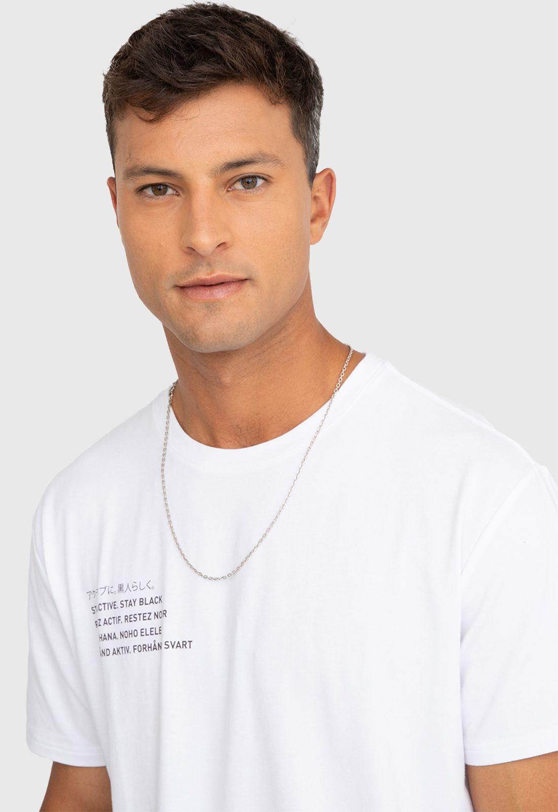 Polera Cotton Performance White Black Bubba-3