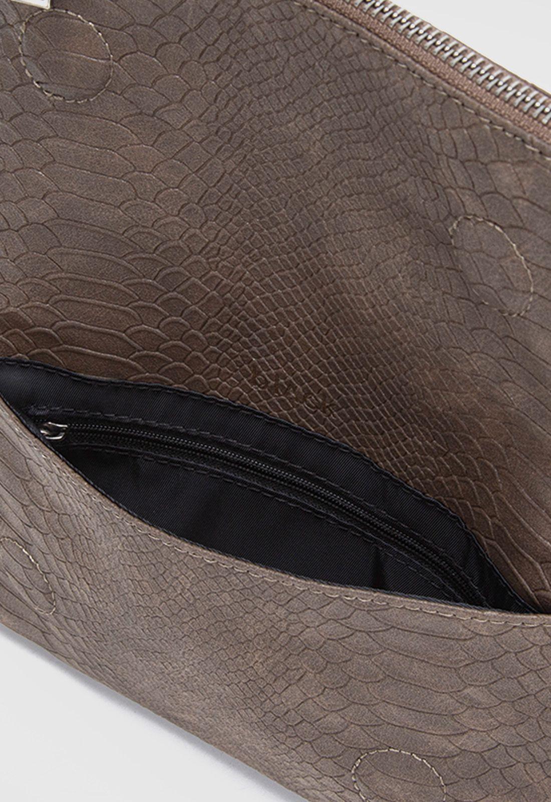 Cartera Snake Moka Mini Black Bubba-7