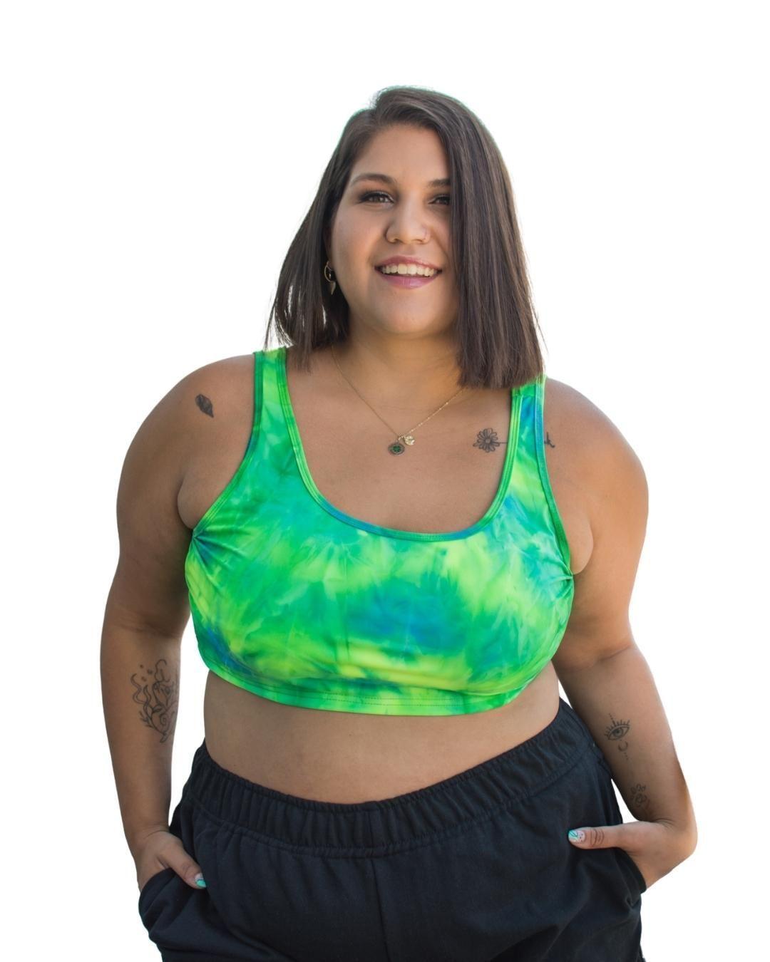 Crop Top Deportivo talla Grande Plus Size XL a 4xL-0