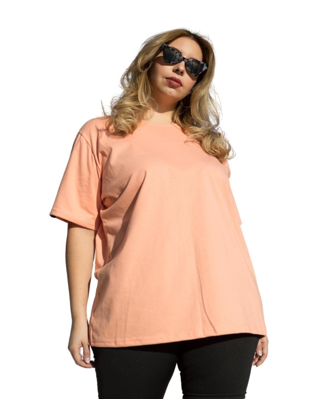 Polera Oversize Coral Talla Grande Plus Size-0