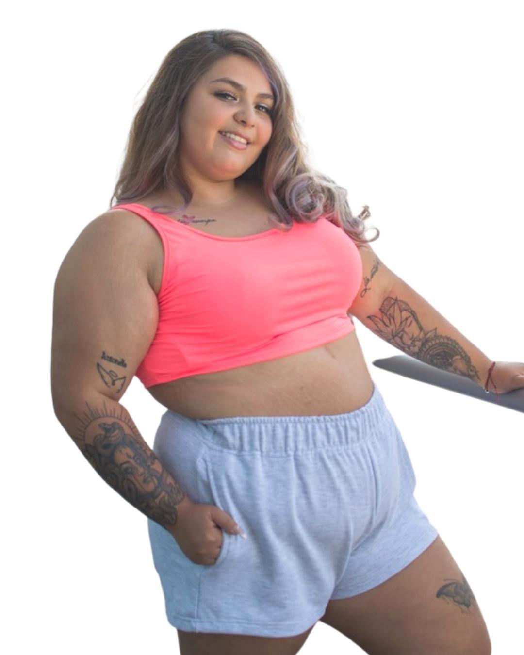 Short Franela Gris Talla Grande Plus Size BELTAI XL a 4XL-0