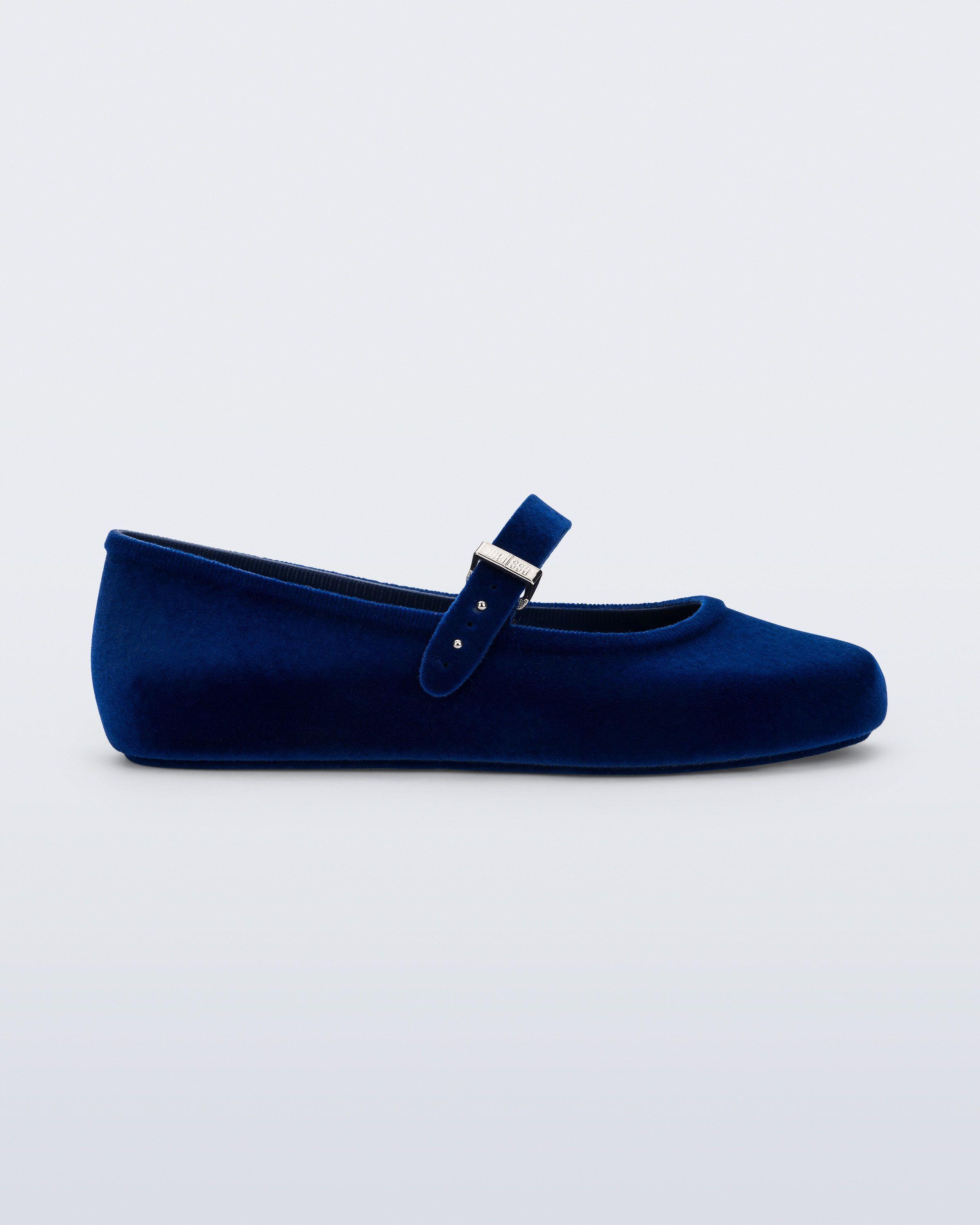 Melissa Soft Ballerina Velvet II Azul-0