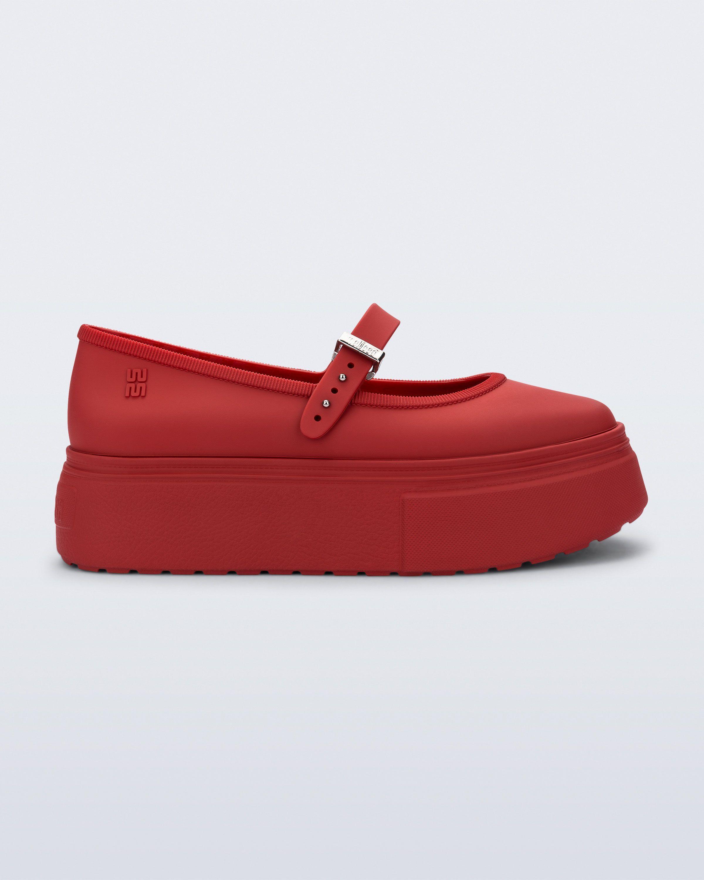 Melissa Soft Ballerina Platform Rojo-0