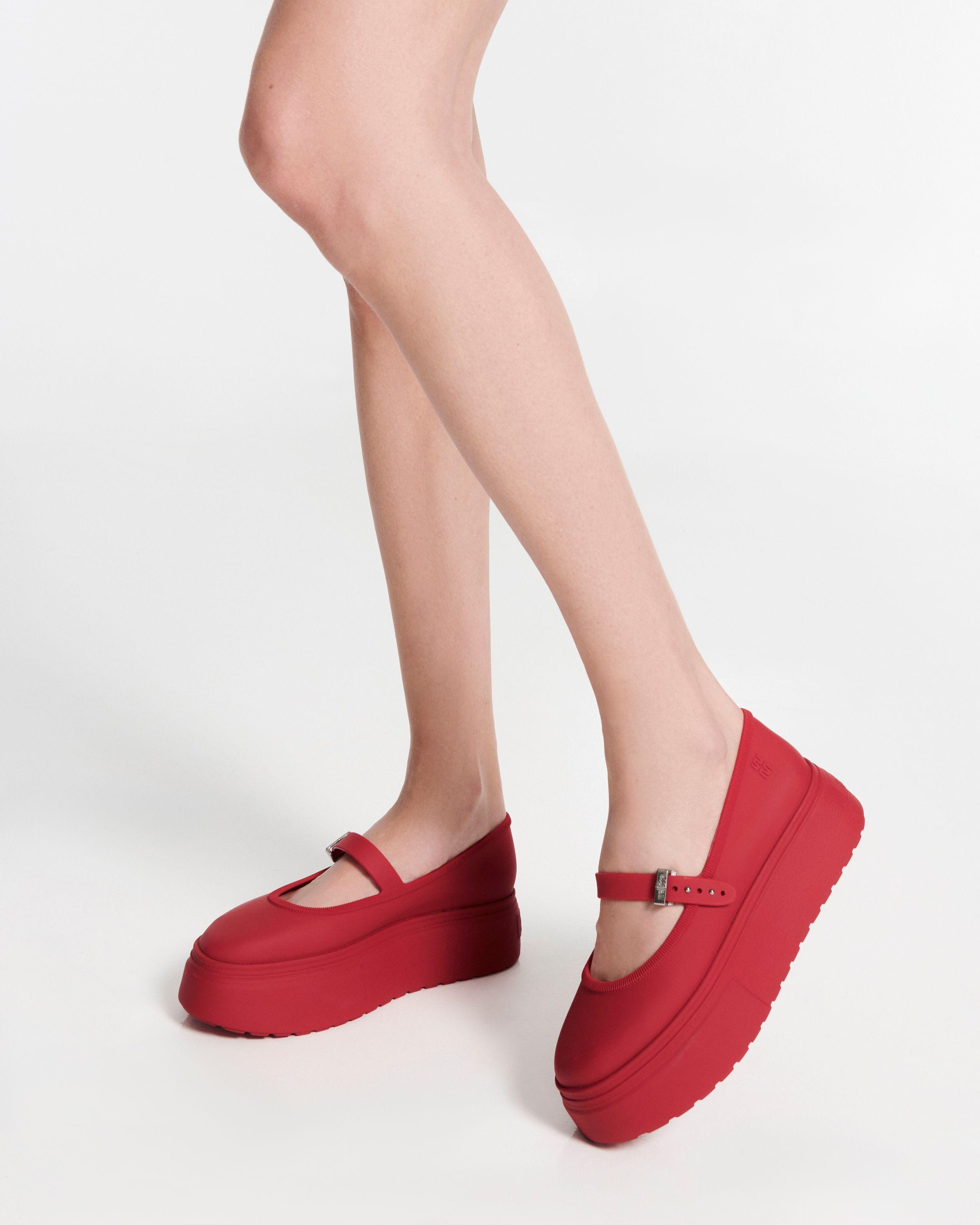Melissa Soft Ballerina Platform Rojo-1