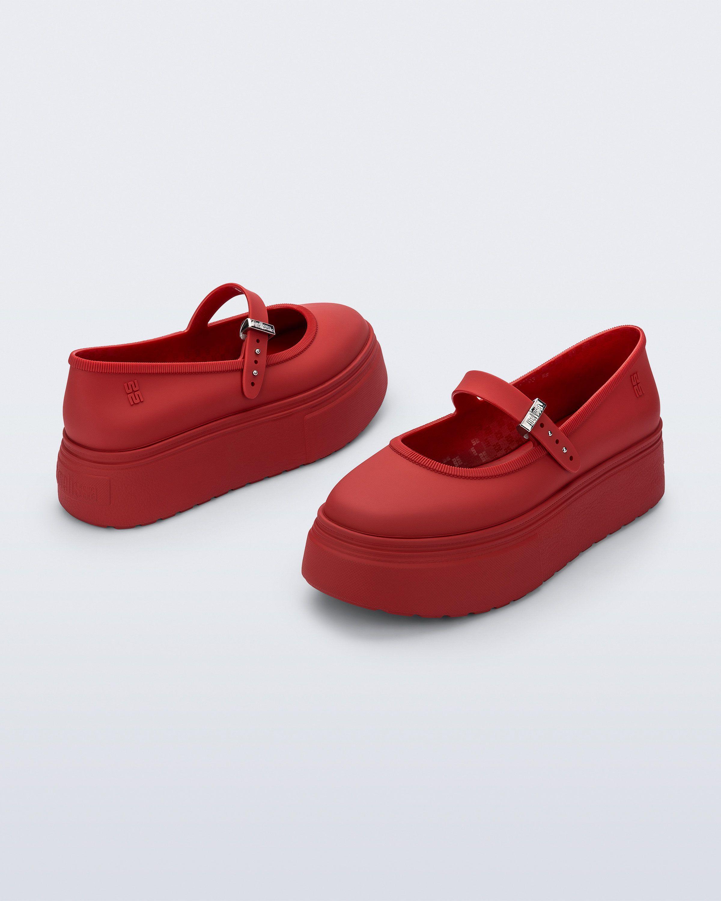 Melissa Soft Ballerina Platform Rojo-2