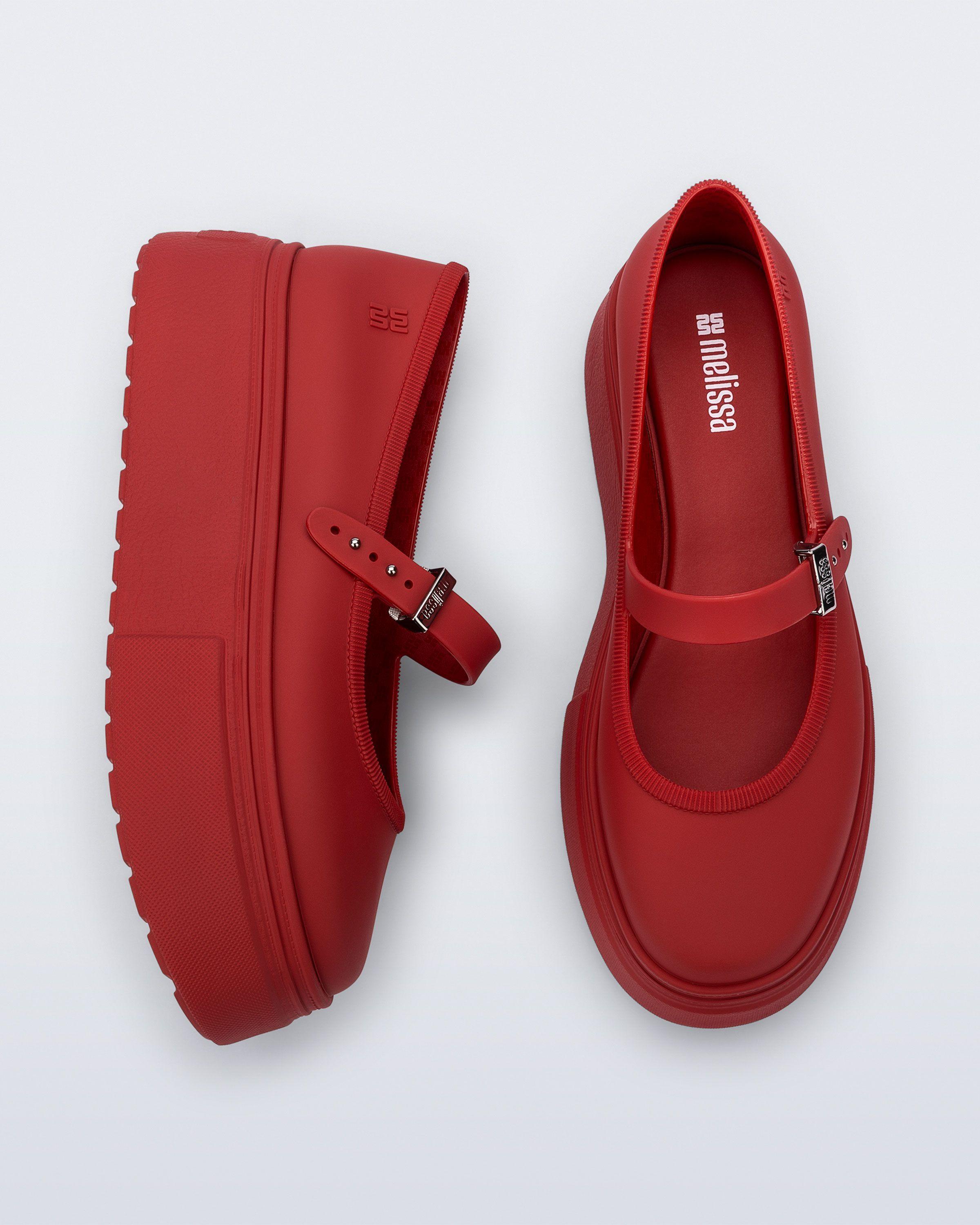 Melissa Soft Ballerina Platform Rojo-3