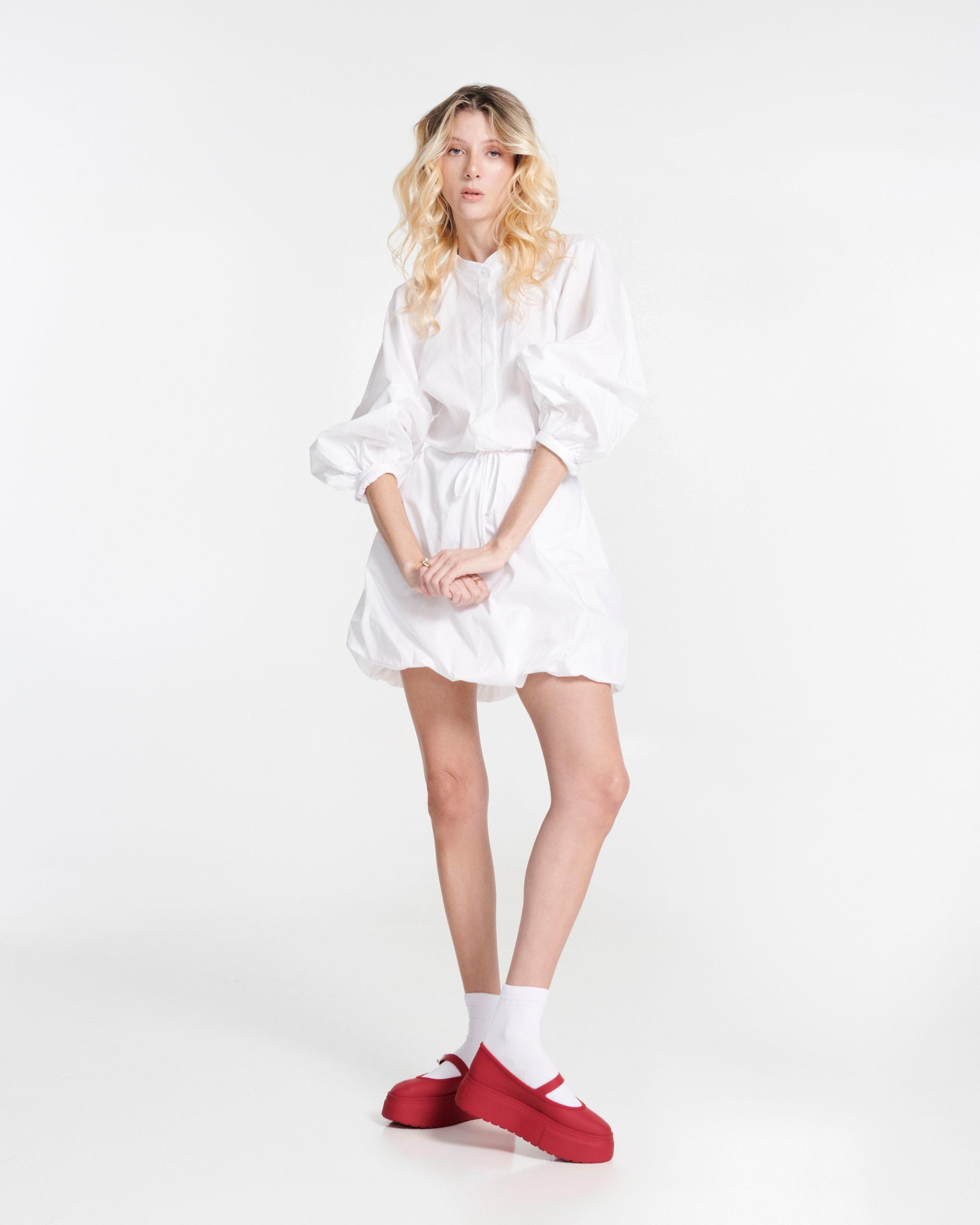 Melissa Soft Ballerina Platform Rojo-4